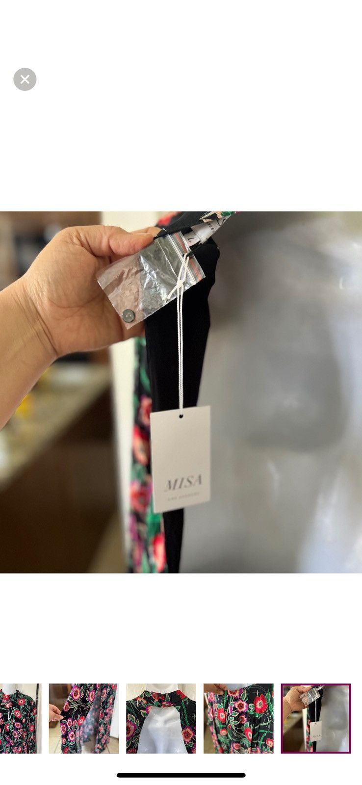 MISA Los Angeles NWT Misa Los Angeles $470 Backless floral Maxi Size XS / US 0-2 / IT 36-38 - 10 Thumbnail