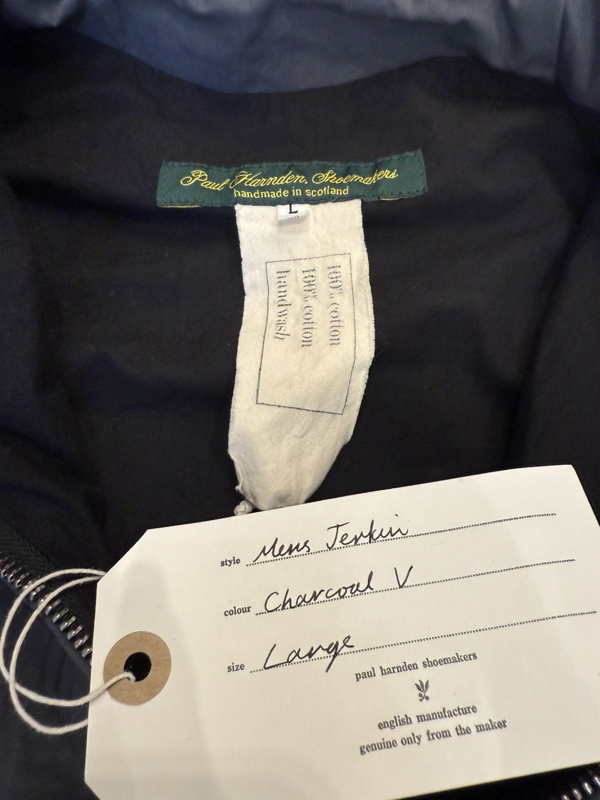 Paul Harnden Shoemakers Charcoal ventile jerkin Size US L / EU 52-54 / 3 - 2 Thumbnail