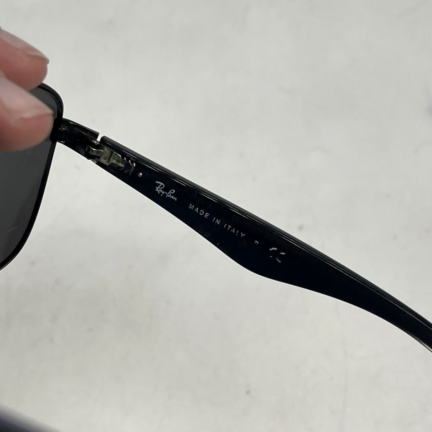 Vintage Ray-Ban Sunglasses Men Black 57-17-140 UV400 RB3533 FRAMES ONLY Excellent Condition Size ONE SIZE - 6 Thumbnail