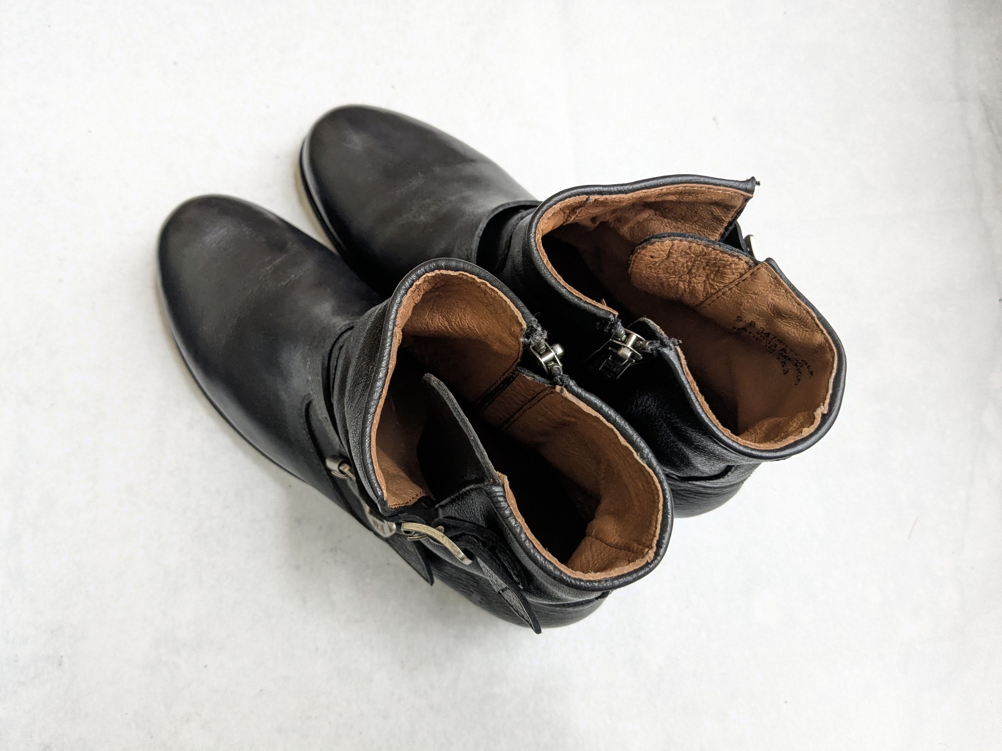 Frye Frye Engineer Boots Black Leather 7.5 Motorcycle Biker Size US 7.5 / EU 40-41 - 14 Thumbnail