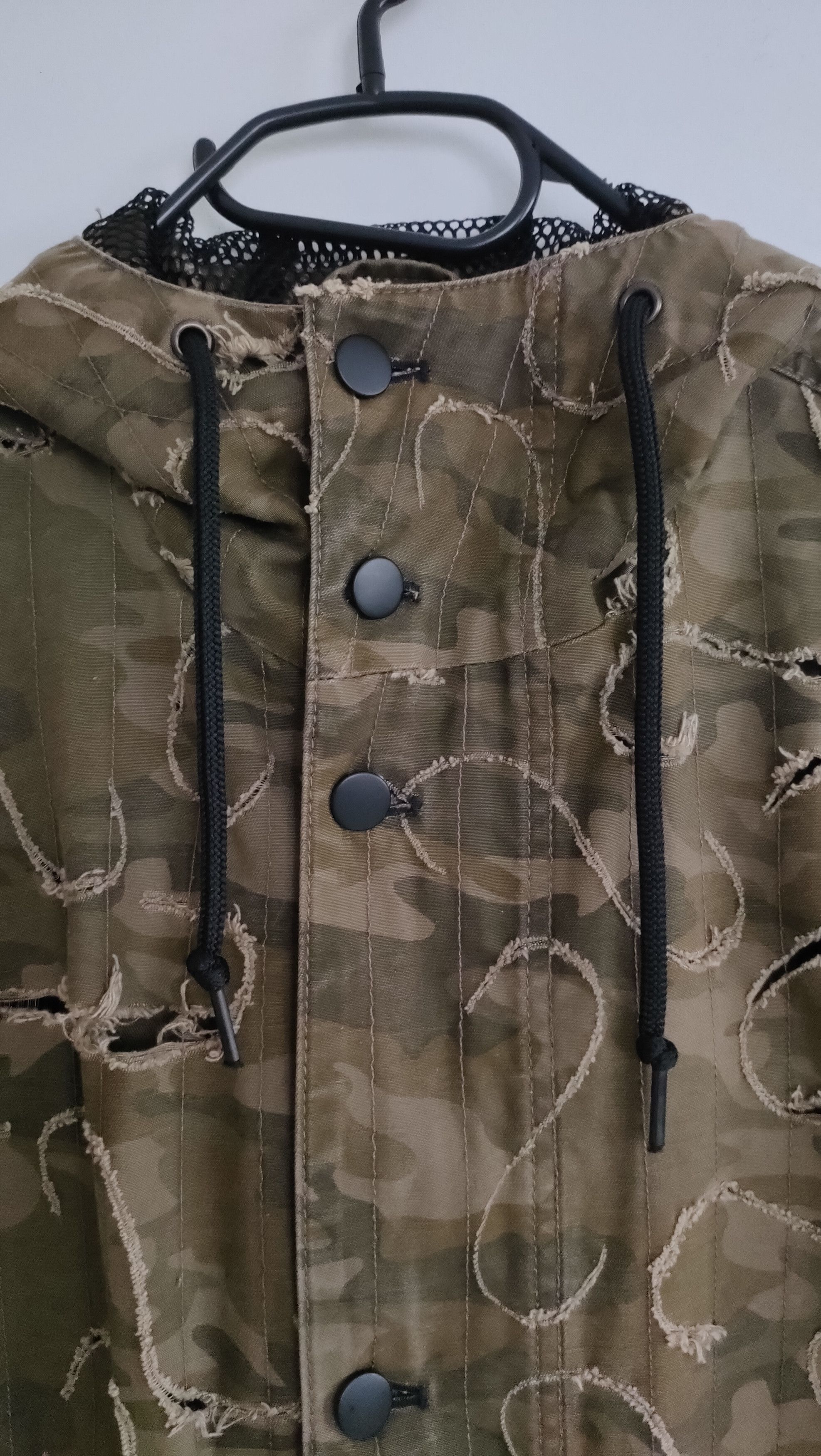 Diesel Diesel 'J-Laser' Laser Cut Camo Hooded Jacket (2010) Size US M / EU 48-50 / 2 - 10 Thumbnail