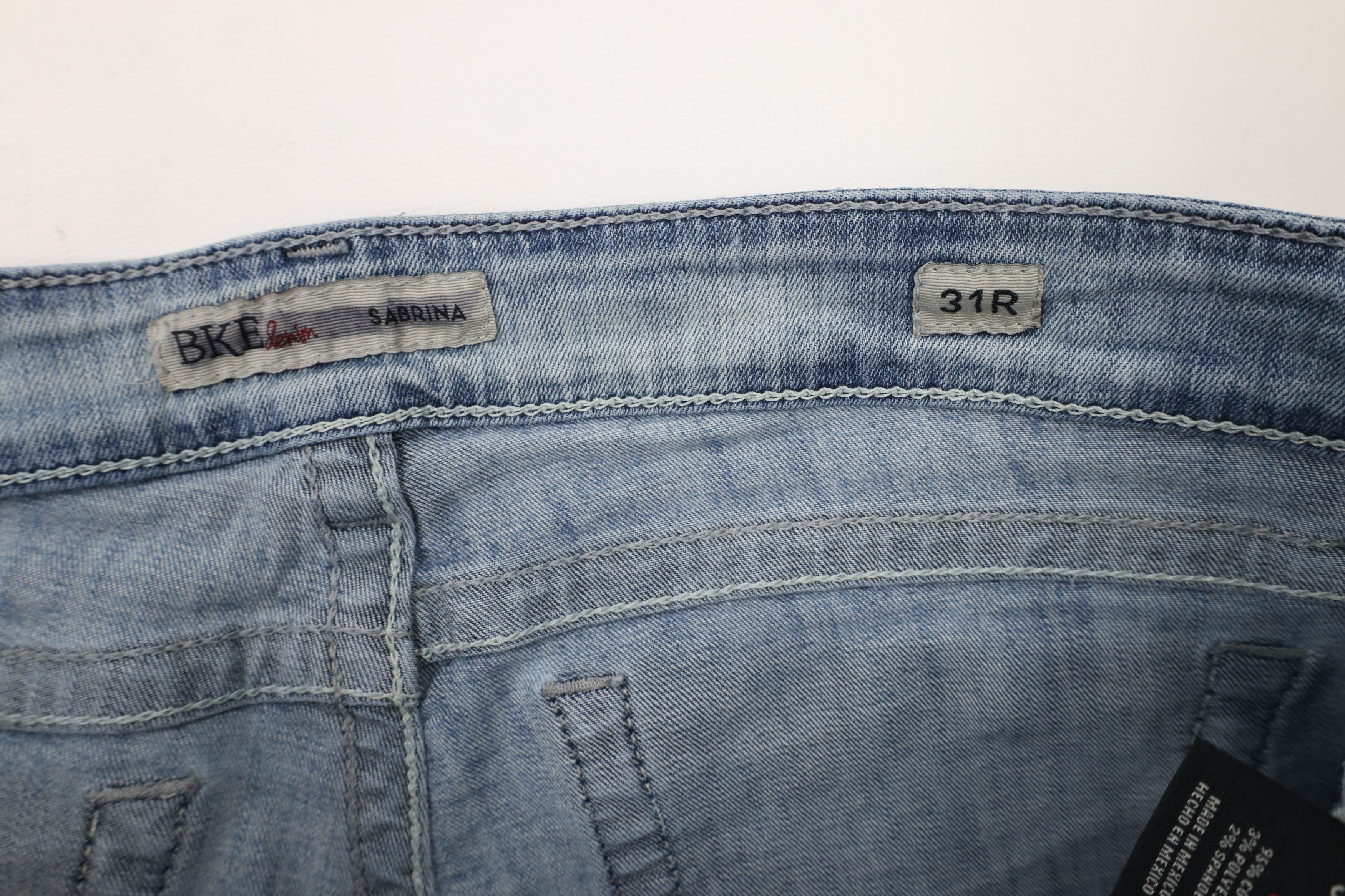 Vintage Buckle BKE Sabrina Stretch Flared Bootcut Denim Jeans Blue Size 31" - 9 Thumbnail