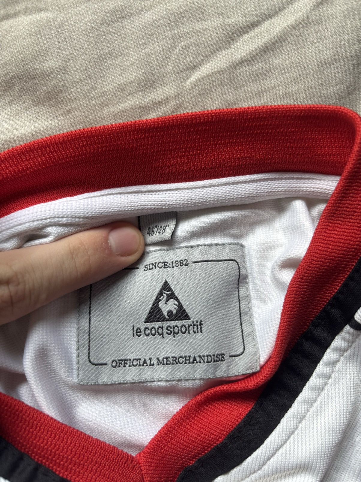 Le Coq Sportif Manchester city 2002-03 away shirt Size US XL / EU 56 / 4 - 2 Thumbnail
