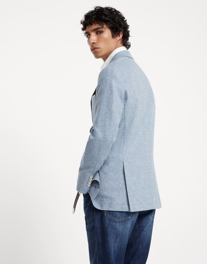 Brunello Cucinelli o1w1db10825 Suit-Yype Jacket in Blue Size US S / EU 44-46 / 1 - 5 Thumbnail
