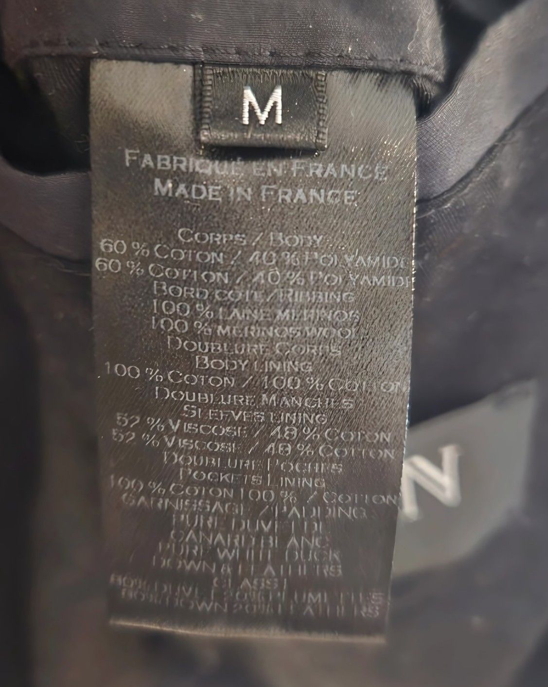Balmain GOOSE DOWN PADDED BIKER JACKET Size US M / EU 48-50 / 2 - 13 Thumbnail