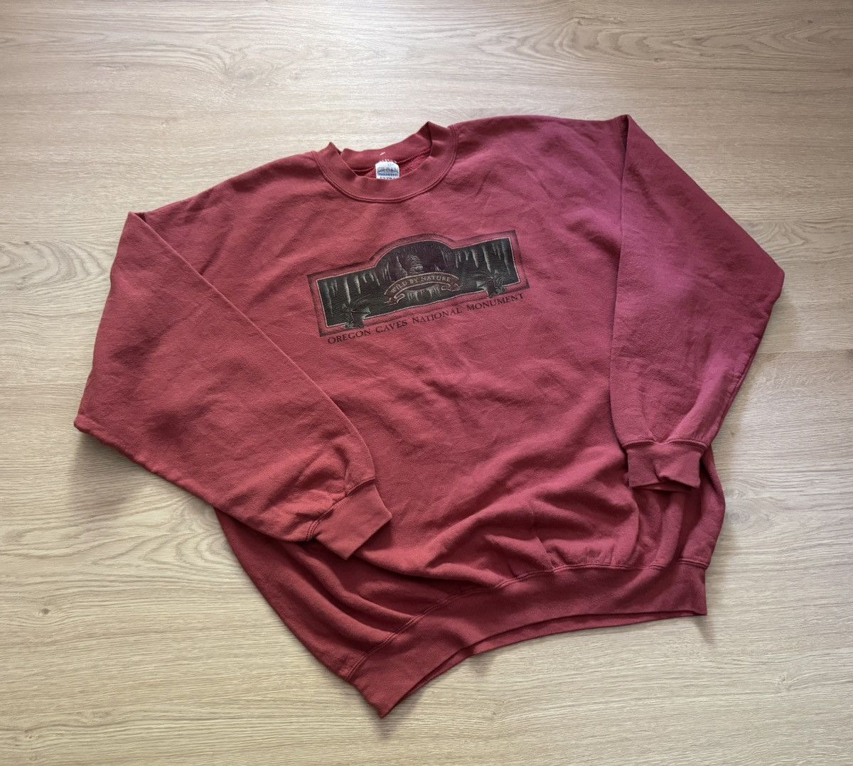 Vintage Vintage 90’s Gildan Oregon National Monument USA Sweatshirt Size US XL / EU 56 / 4 - 1 Thumbnail