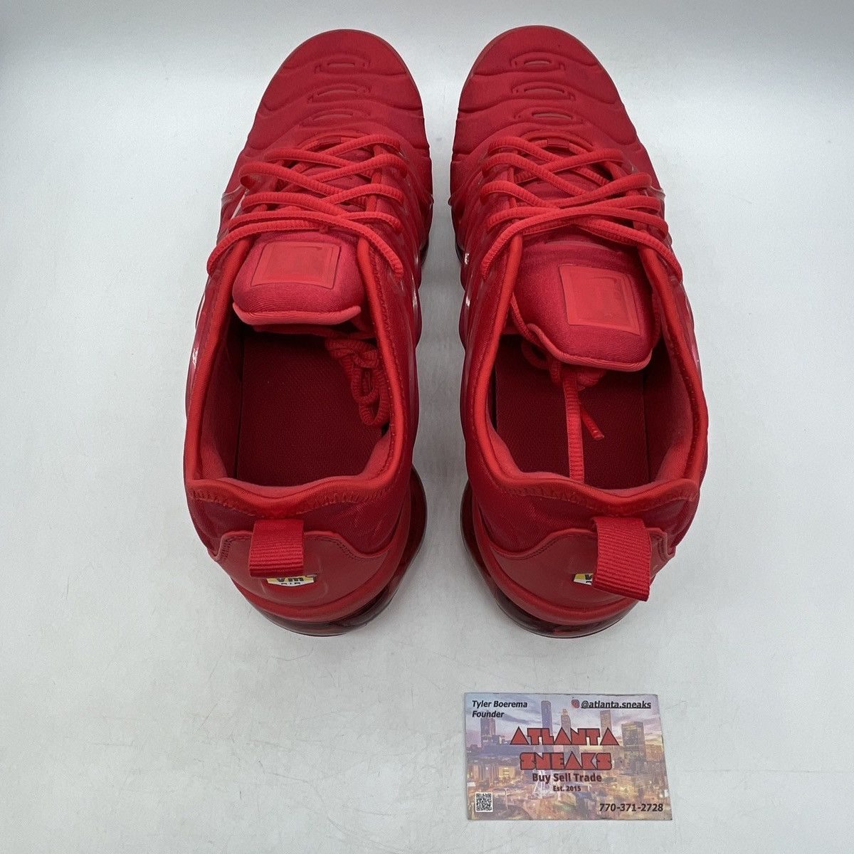Nike Air vapormax triple red Size US 11.5 / EU 44-45 - 6 Thumbnail