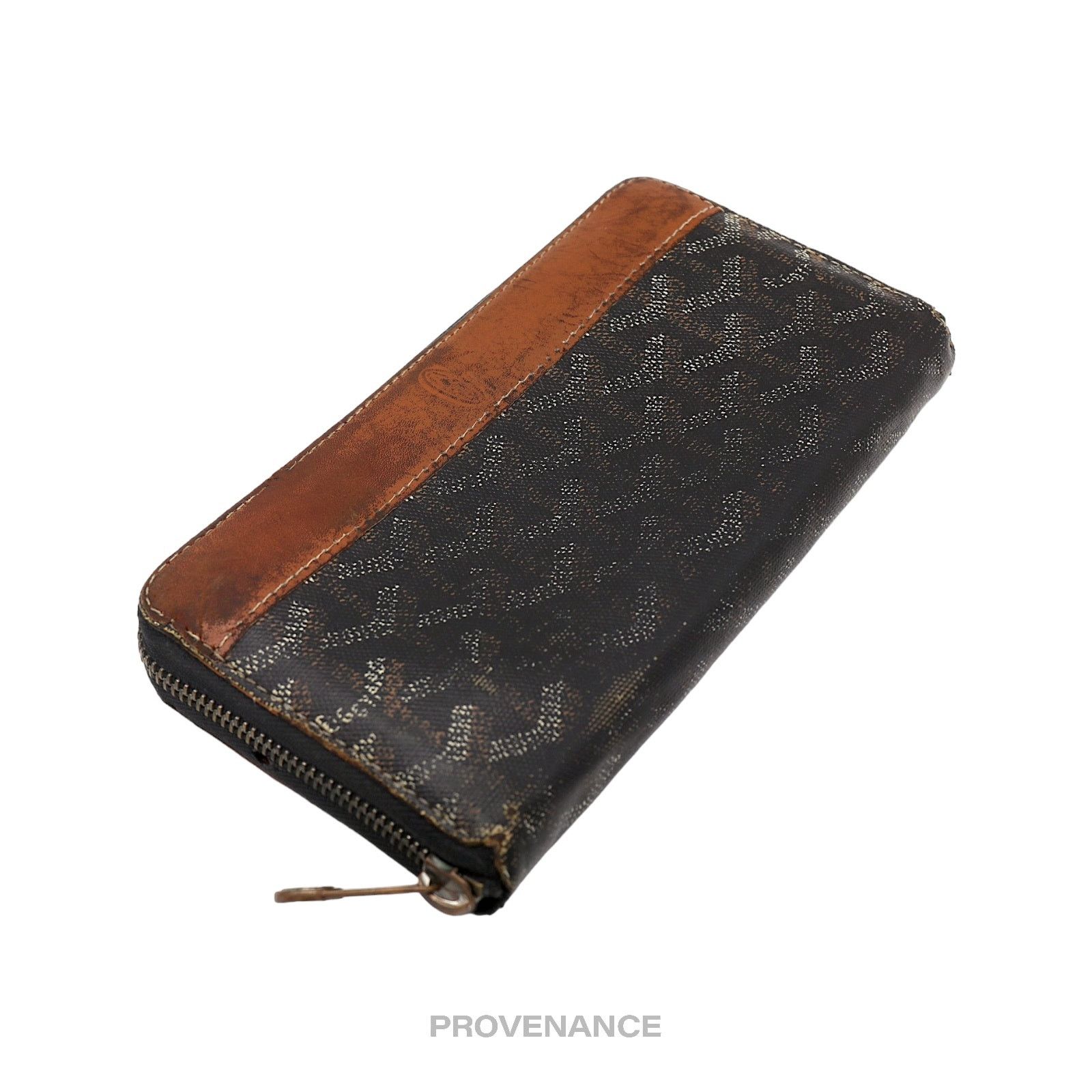 Goyard 🔴 Goyard Matignon Long Zipped Wallet - Black/Tan Size ONE SIZE - 4 Thumbnail