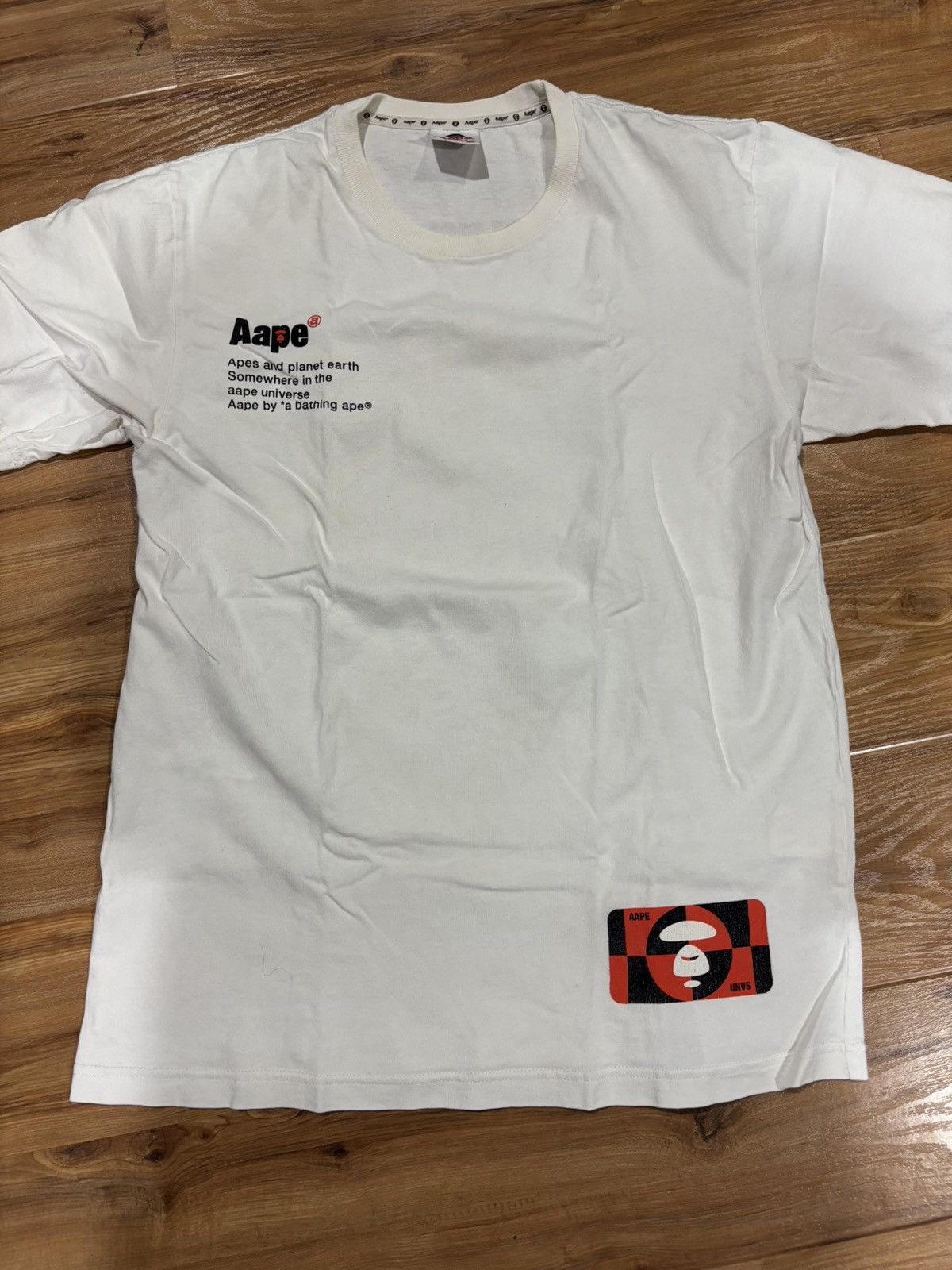 Aape Aape Graphic Tee / Y2K Japanese Streetwear / Rare Archive Size US M / EU 48-50 / 2 - 1 Thumbnail