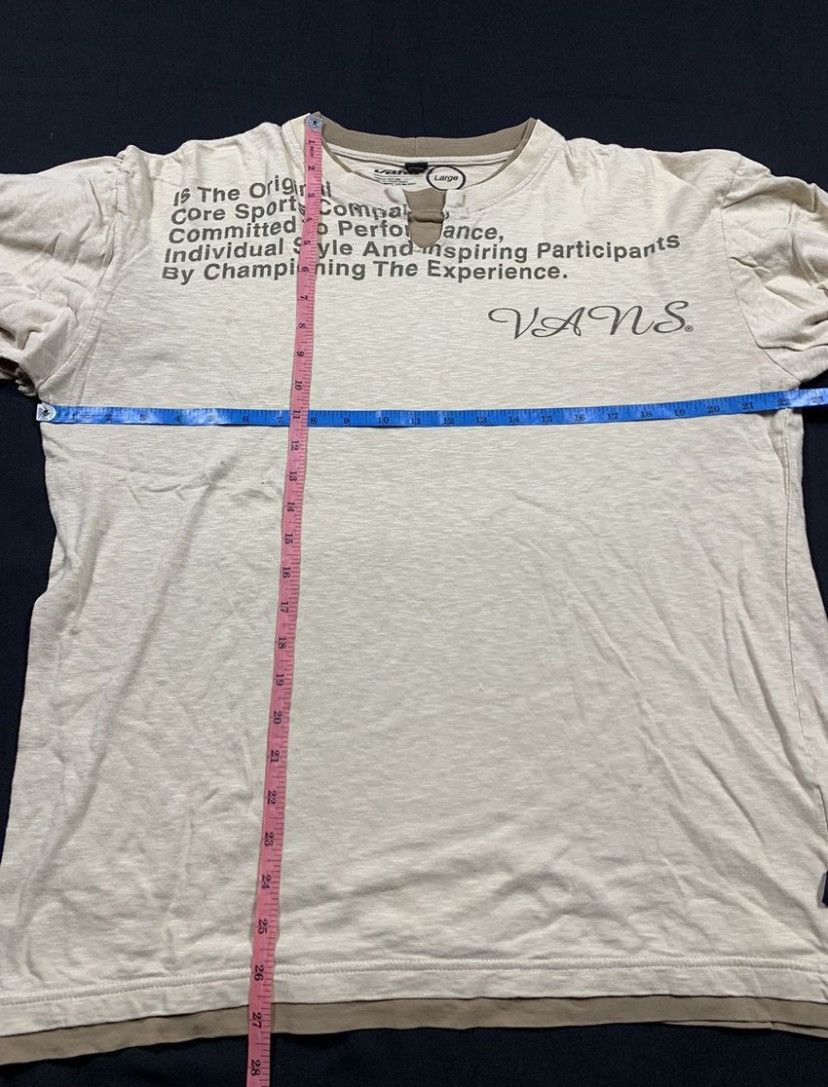 20471120 Sick Distressed Vans Skate tee Ifsix lgb hysteric style Size US L / EU 52-54 / 3 - 8 Thumbnail