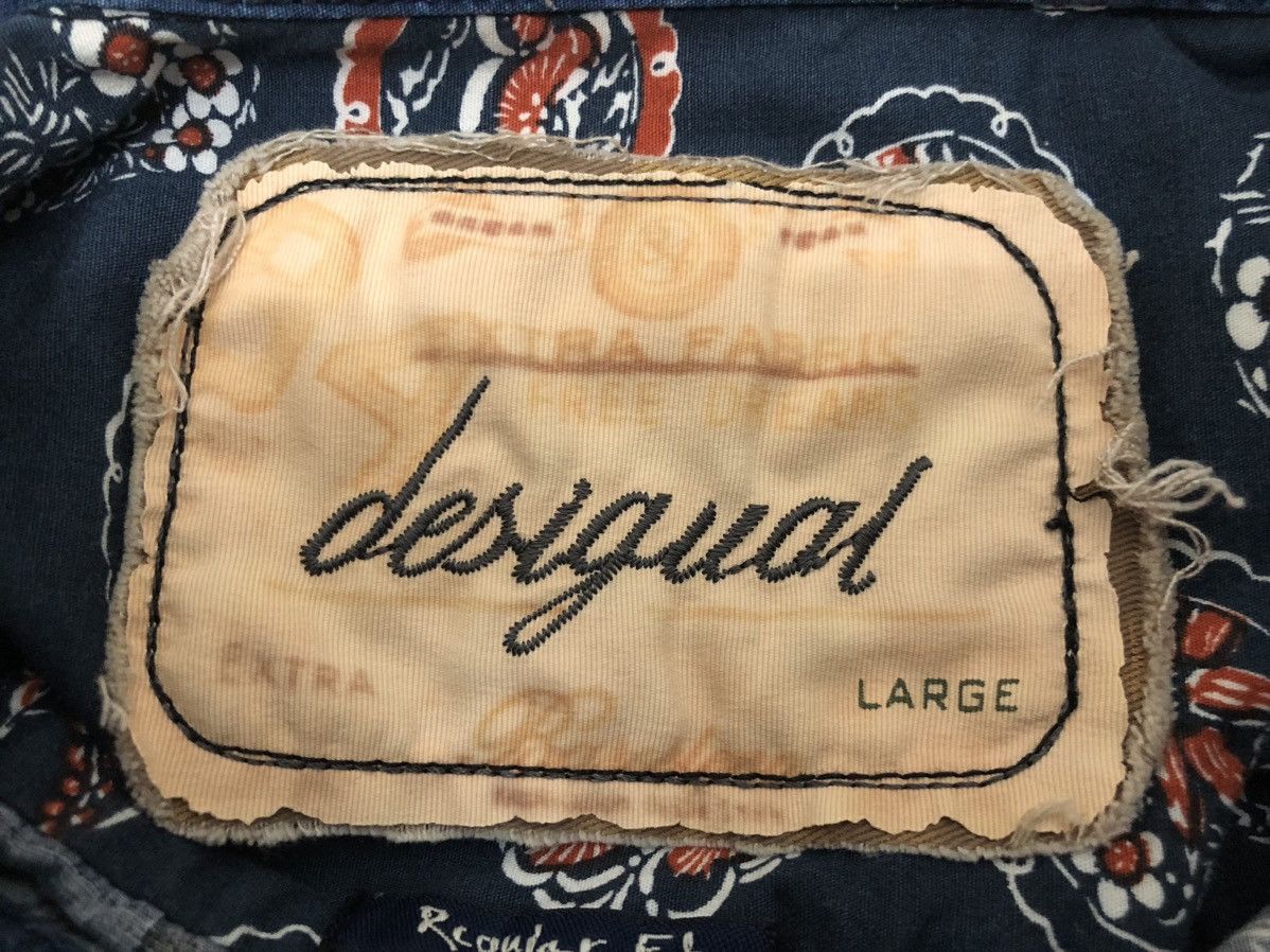 Desigual × Indigo Y2K 🔥 BATIK ABSTRACT PATTERN BLUE INDIGO KAPITAL INSPIRED Size US L / EU 52-54 / 3 - 8 Thumbnail