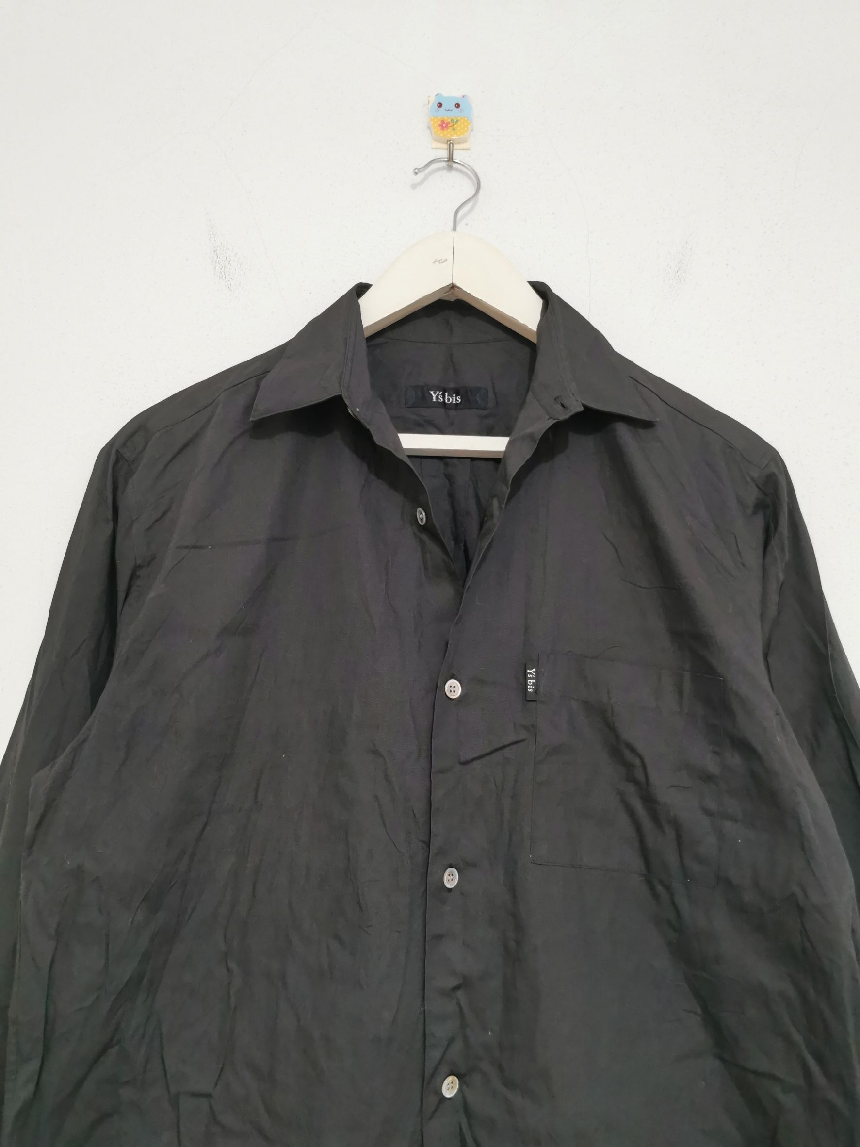 Yohji Yamamoto 🔴yohji yamamoto black shirt🔴 Size US M / EU 48-50 / 2 - 2 Thumbnail