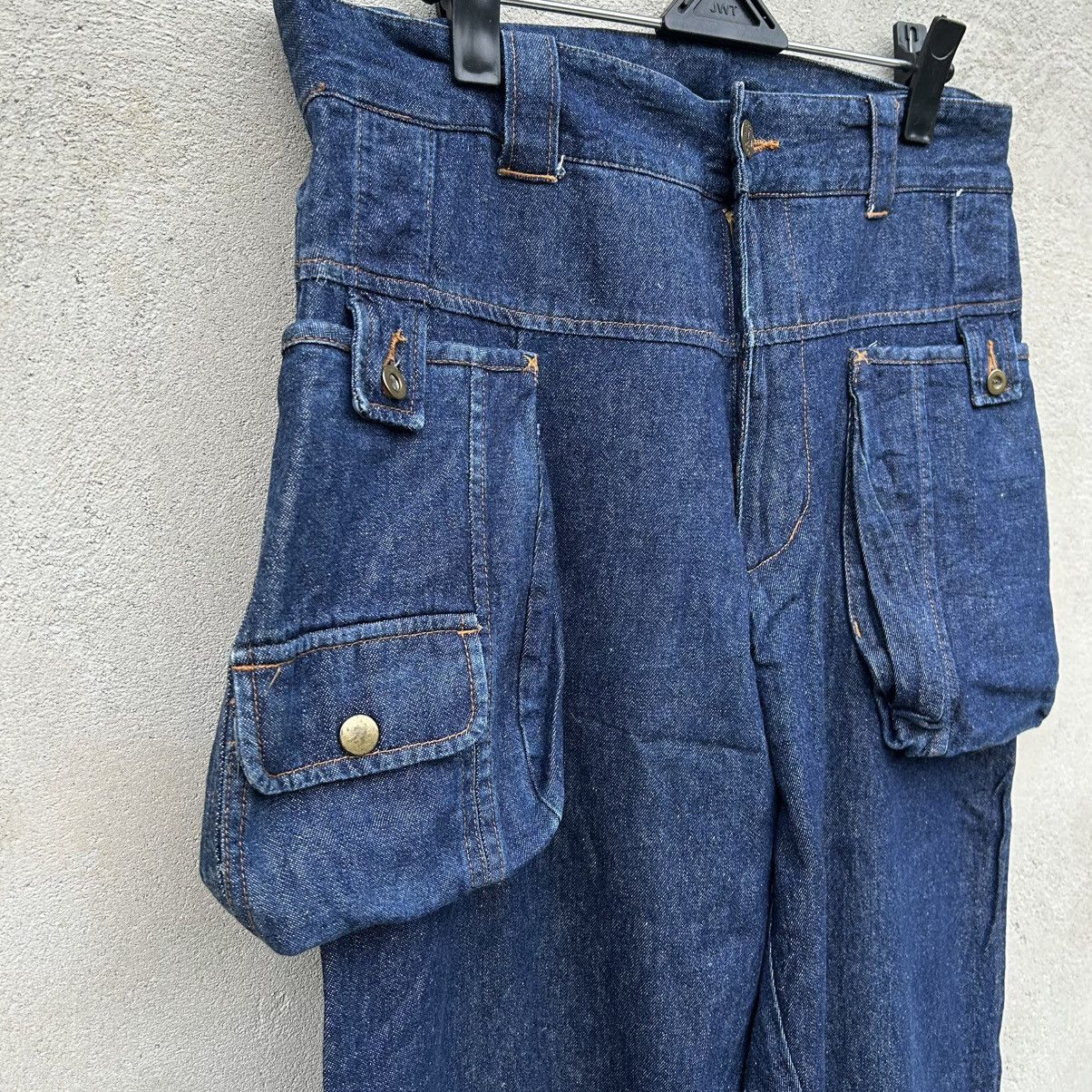 Japanese Brand Vintage Y2k Ficce Big Side Pocket Denim Size US 32 / EU 48 - 5 Thumbnail