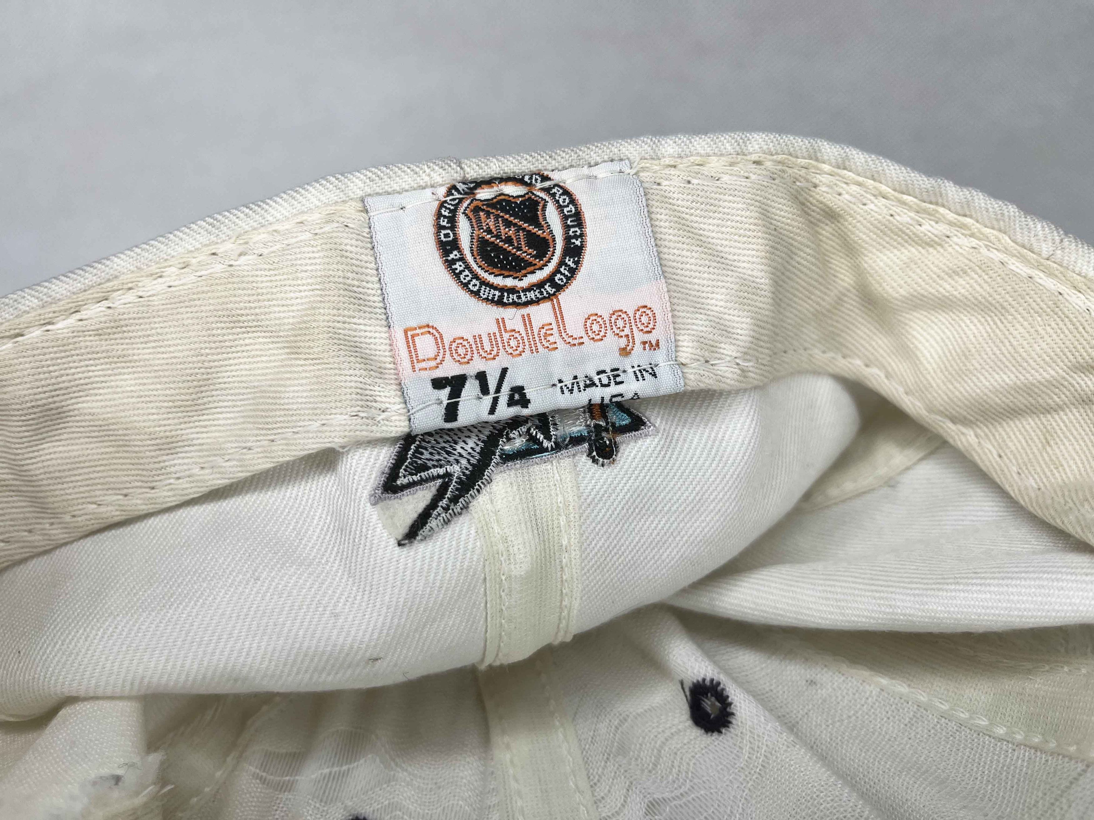 NHL Vintage Annco Double Logo NHL San Jose Sharks Hockey Cap Hat Size ONE SIZE - 6 Thumbnail