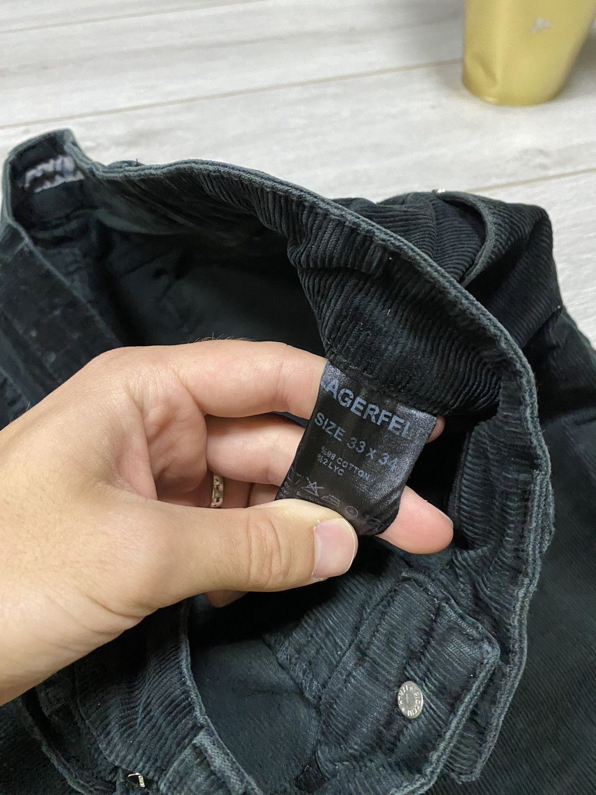 Karl Lagerfeld Karl Lagerfeld vintage corduroy pants Size US 33 - 4 Thumbnail