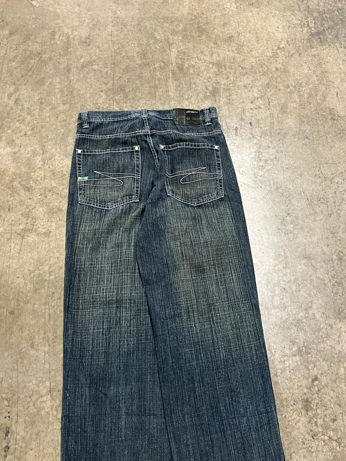 Southpole × Vintage Southpole y2k baggy faded denim wide leg skater rare hype Size US 34 / EU 50 - 7 Thumbnail