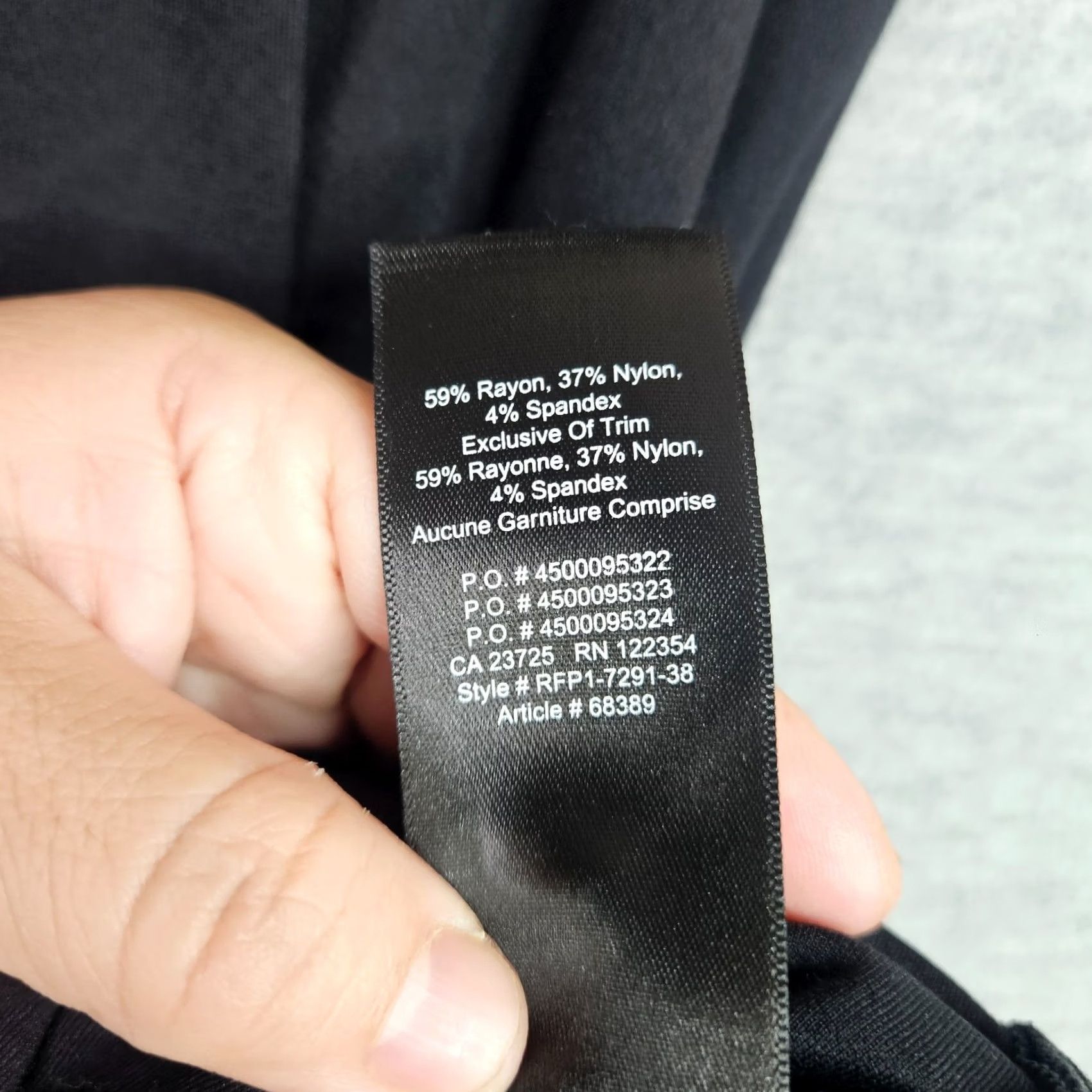 Vintage Babaton Black Button Front Midi Skirt Women’s Size 00 New Size 24" / US 00 / IT 34 - 6 Thumbnail