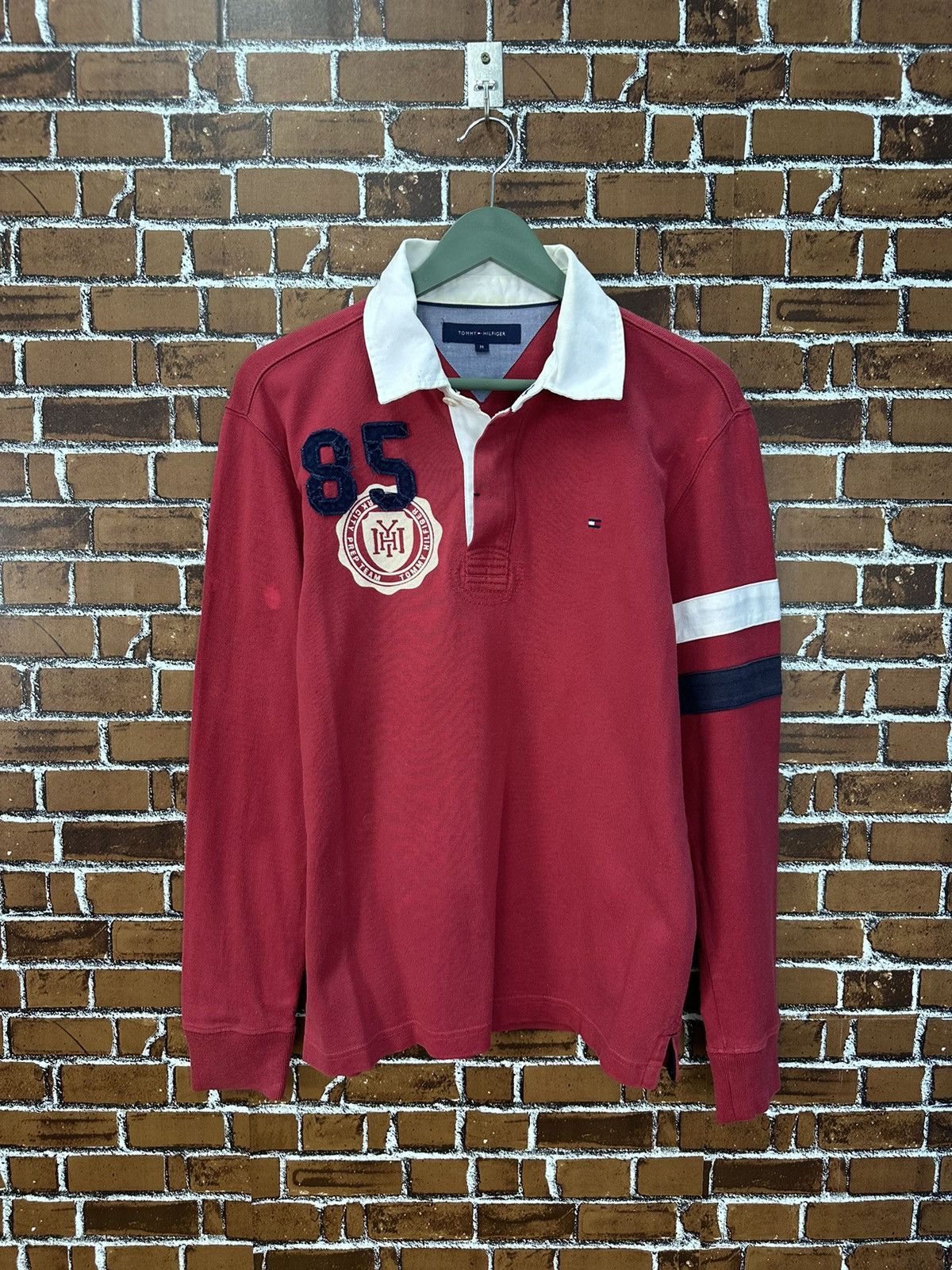 Tommy Hilfiger Tommy Hilfiger Rugby Polo Shirt A920 Size US M / EU 48-50 / 2 - 1 Thumbnail