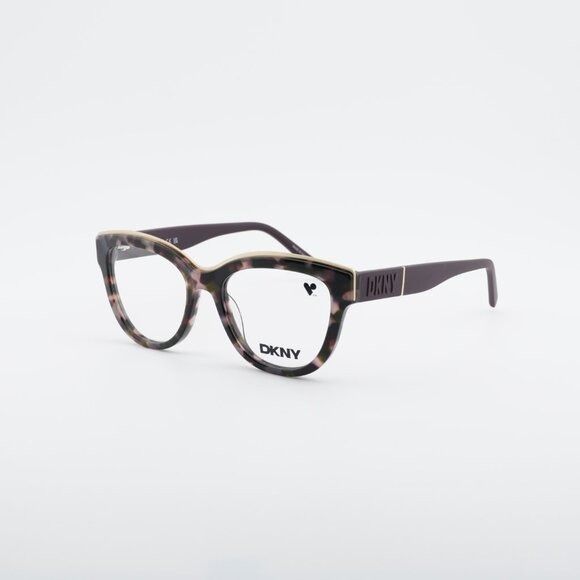 DKNY DKNY DK5064 265 Eyeglasses - Havana/Brown 54mm Cat Eye Frame Size ONE SIZE - 7 Thumbnail