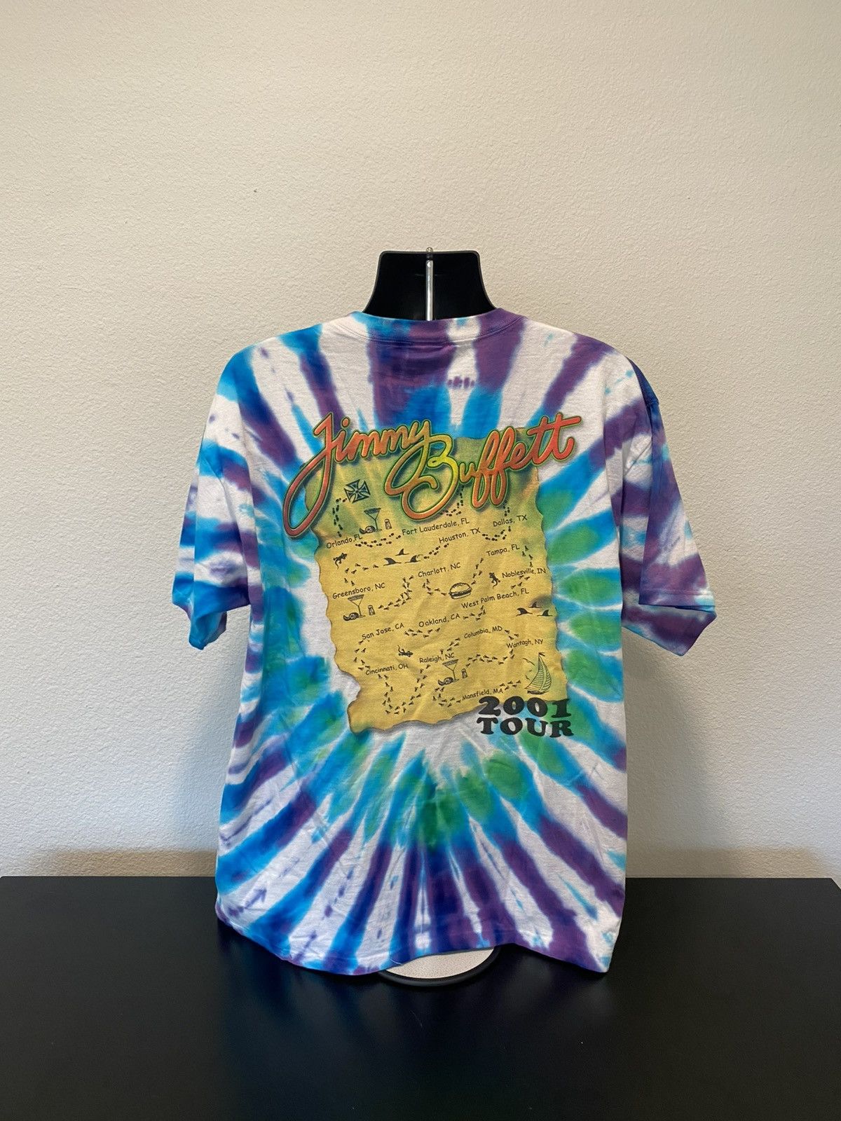 Band Tees × Vintage Jimmy buffet 2001 tour shirt vintage y2k Size US XL / EU 56 / 4 - 2 Thumbnail