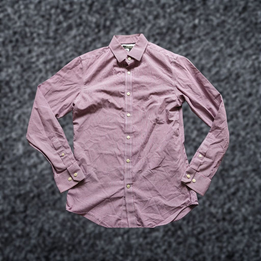 Banana Republic Banana Republic Button-Up Shirt Long Sleeve Mens Size S Red Pink Cotton Button-Up Shirt Mens Small Red Pink Size US S / EU 44-46 / 1 - 1 Thumbnail