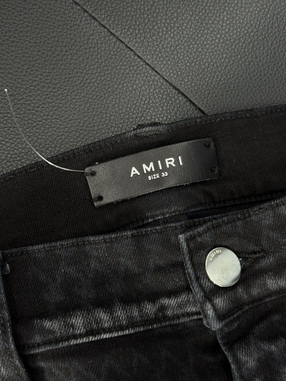 Amiri × Playboy Amiri x Playboy Bunny Logo Black Skinny Jeans Size 33 Size US 33 - 13 Thumbnail