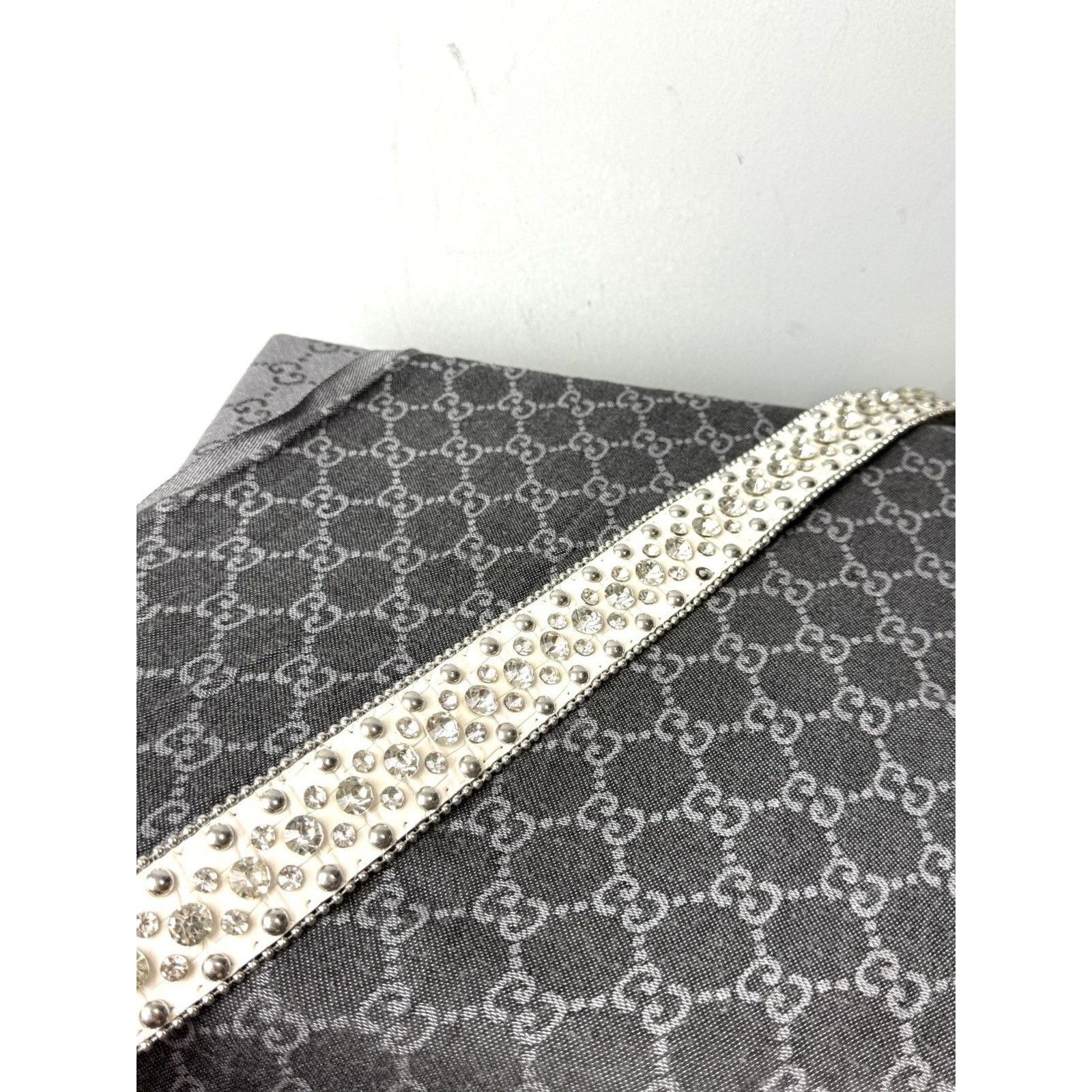 Japanese Brand Vintage Rhinestones Metal Belt BB Simon Style Size ONE SIZE - 3 Thumbnail