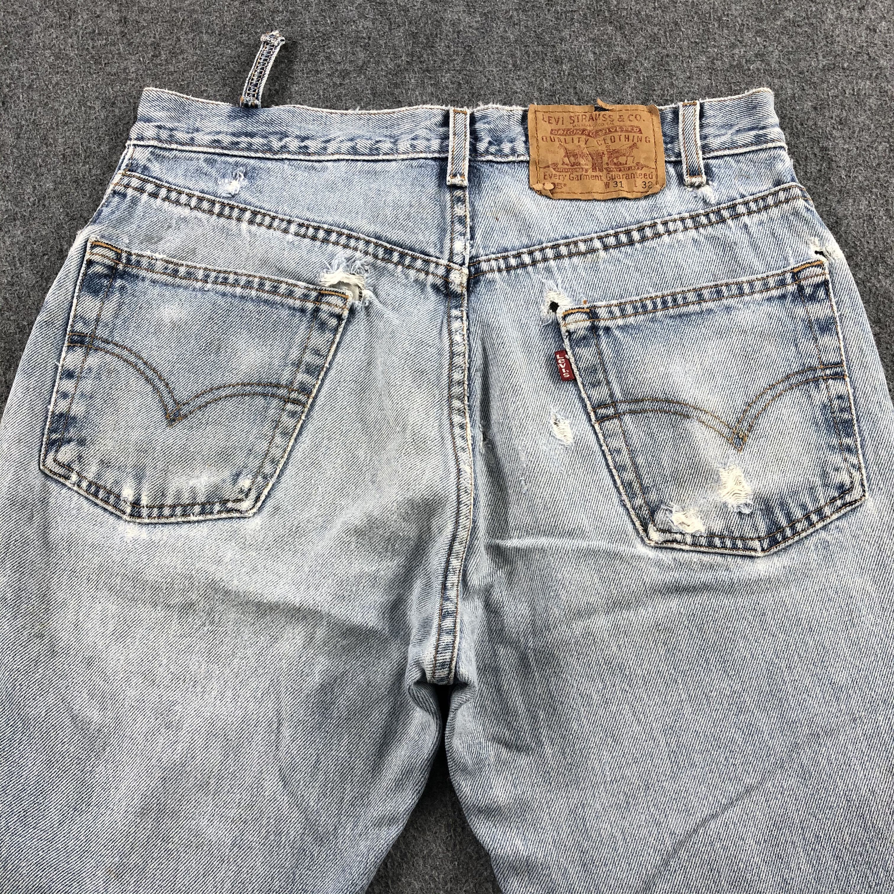 Levi's Vintage 90s Light Wash Levis 505 Jeans-J2009 Size US 32 / EU 48 - 4 Thumbnail