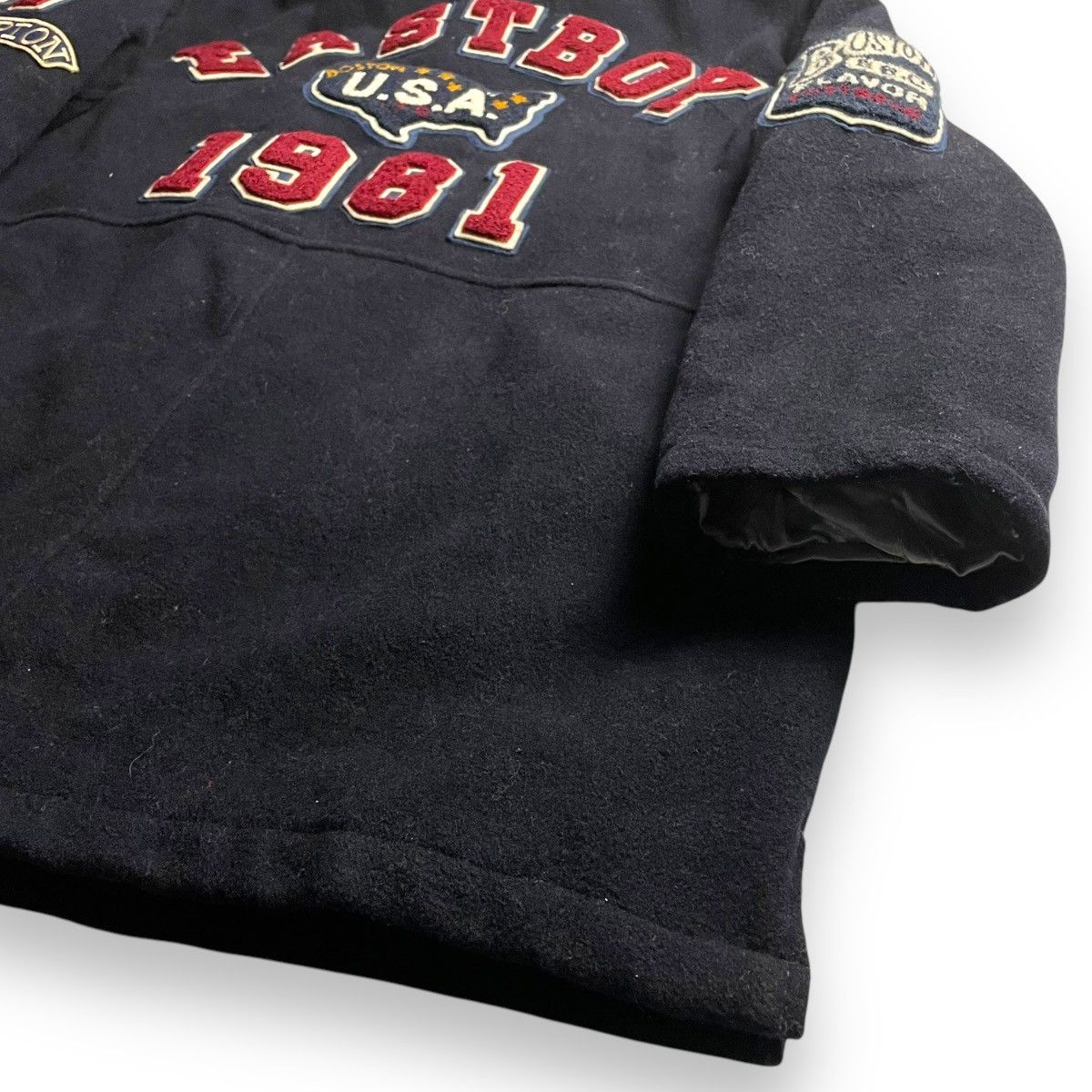 Japanese Brand VINTAGE EASTBOY EMBROIDERED SPELL OUT WOOL VARSITY JACKET Size US XL / EU 56 / 4 - 10 Thumbnail
