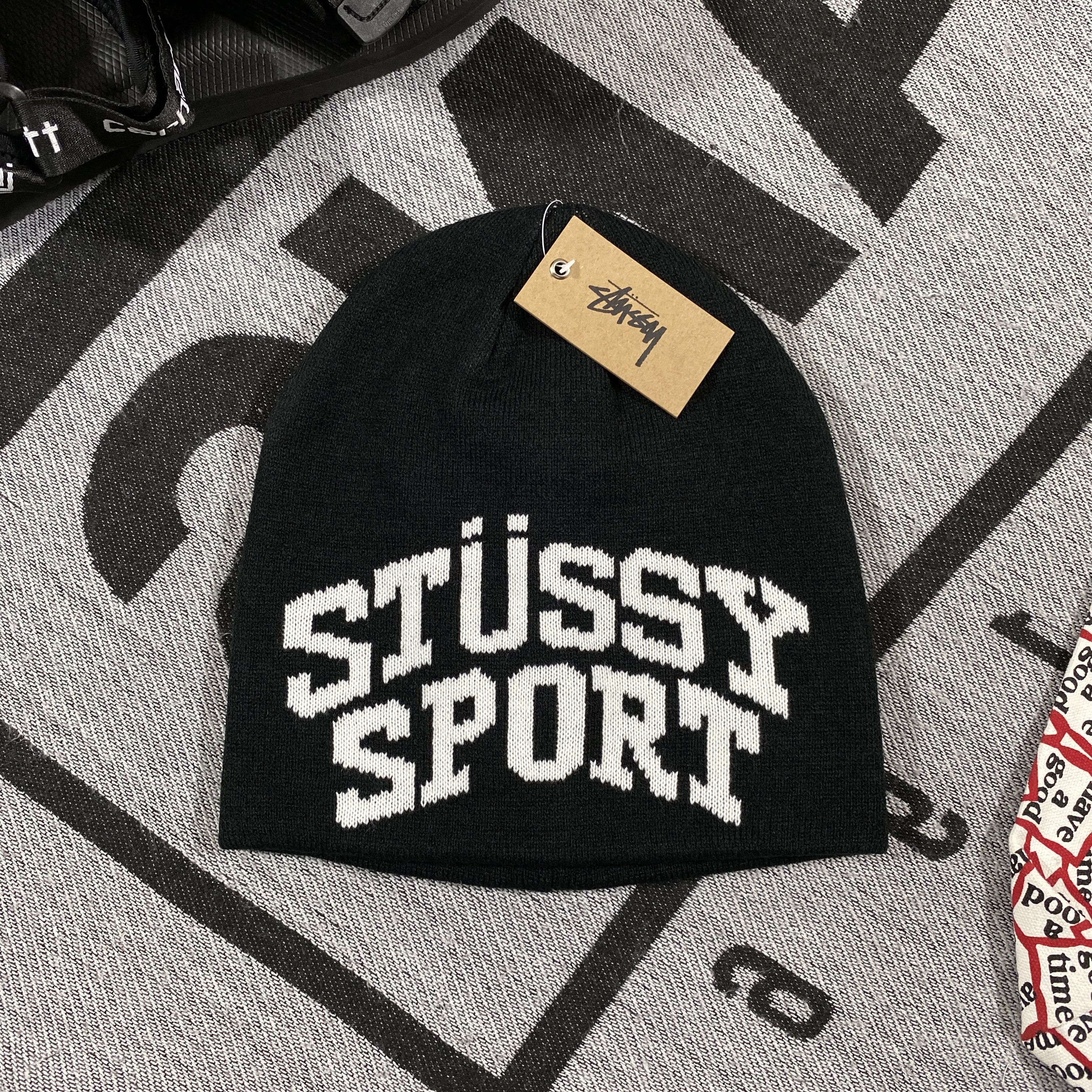 Stussy Stussy skullcap knit burly black s | Grailed
