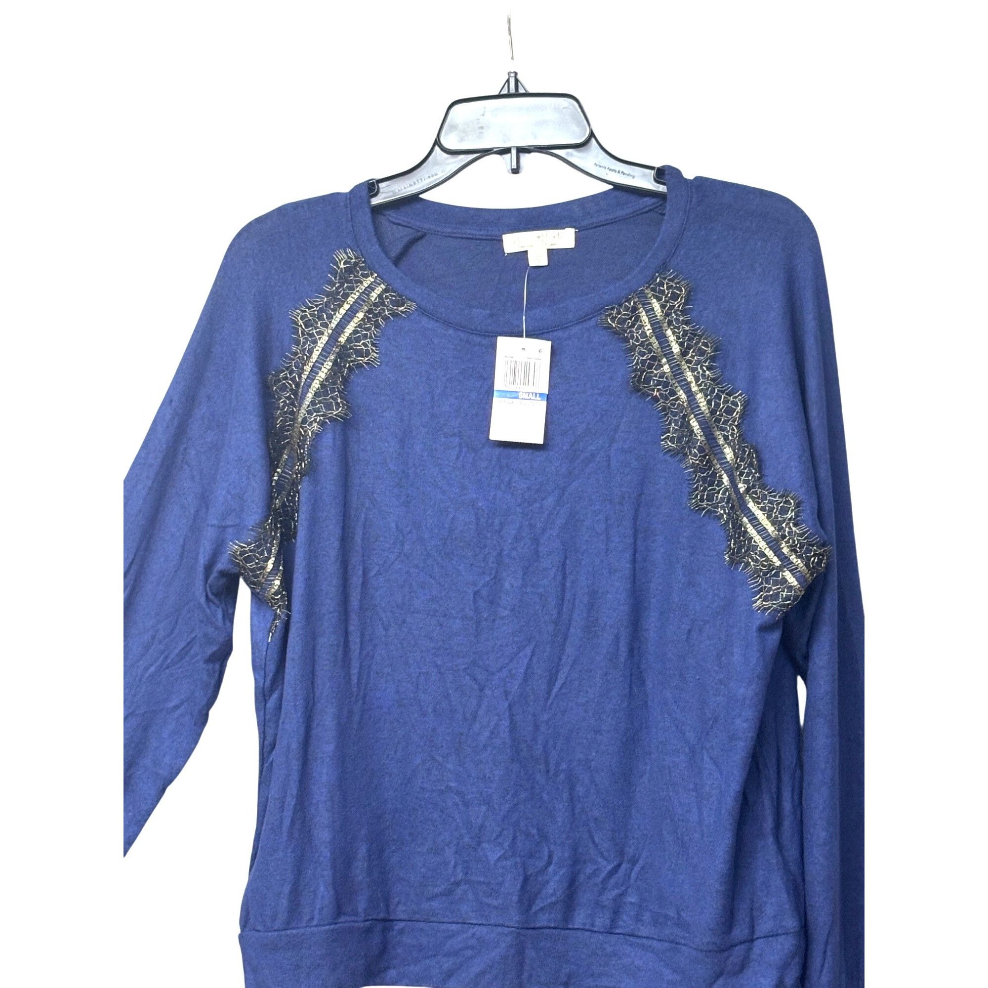 Other Ultra Flirt Junior’s Embellished Reglan Pullover Sweater, Bl Size S / US 4 / IT 40 - 3 Thumbnail