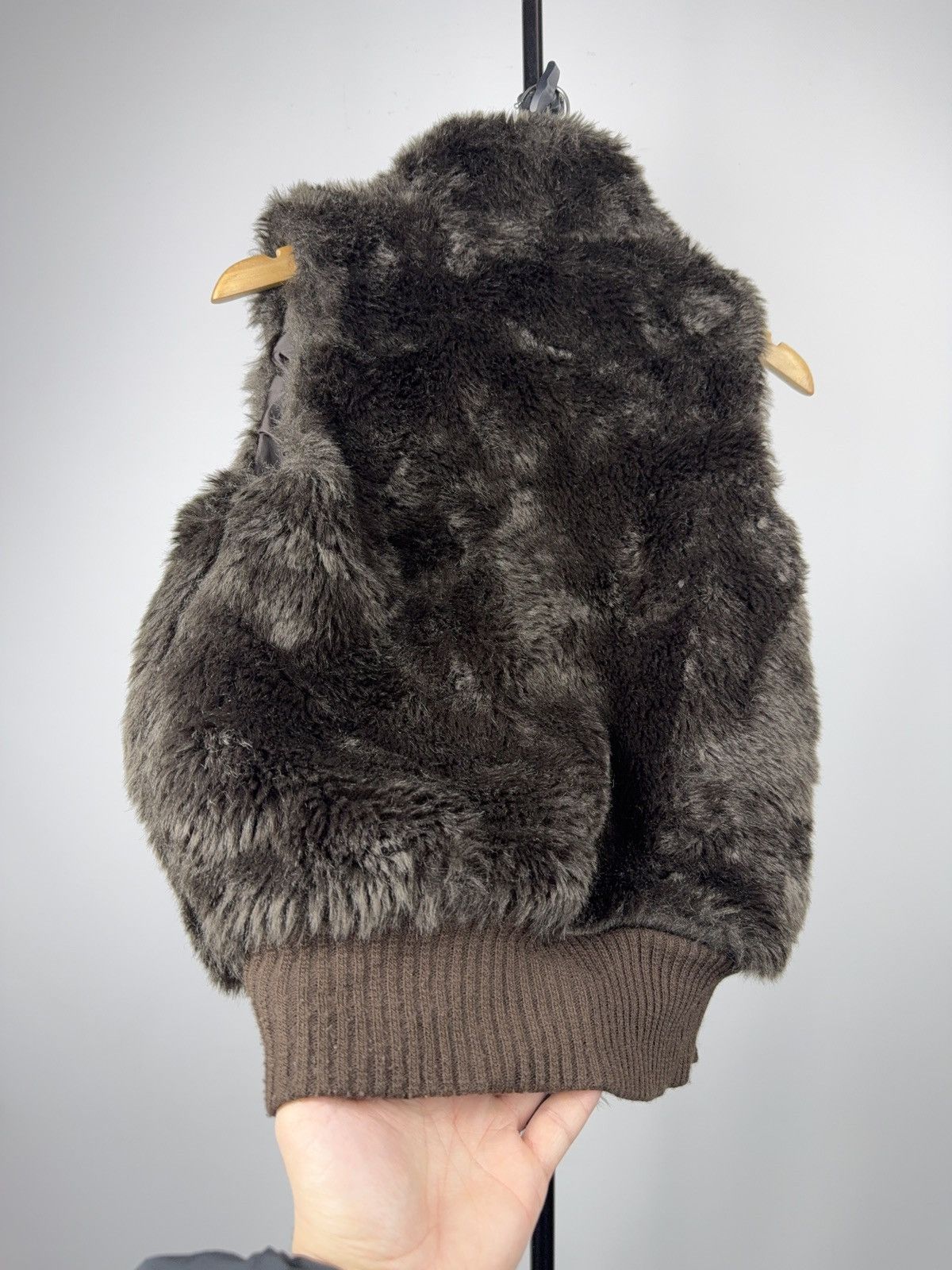 Hysteric Glamour Y2K Vintage 00s Japanese Faux fur vest Opium Avant-garde Size S / US 4 / IT 40 - 11 Thumbnail