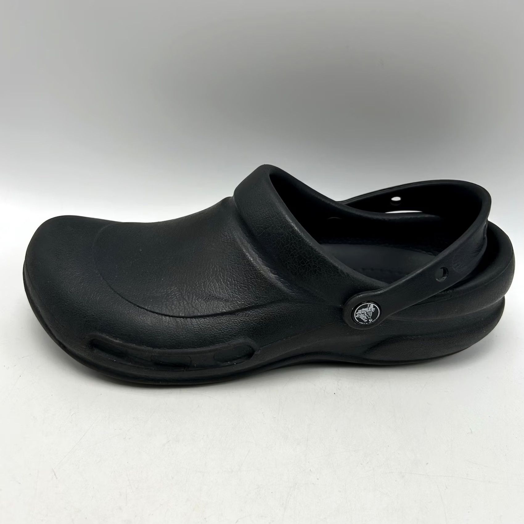 Crocs Crocs Bistro Clog Mens 10 Black Slip Resistant Work Comfort Resturant Read Size US 8 / EU 41 - 3 Thumbnail