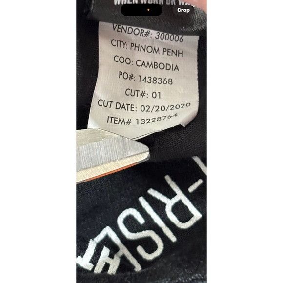 Other (Size 17) HT Denim Hi Rise Super Skinny Jeans Black Checker Size 40" / US 18 - 9 Thumbnail