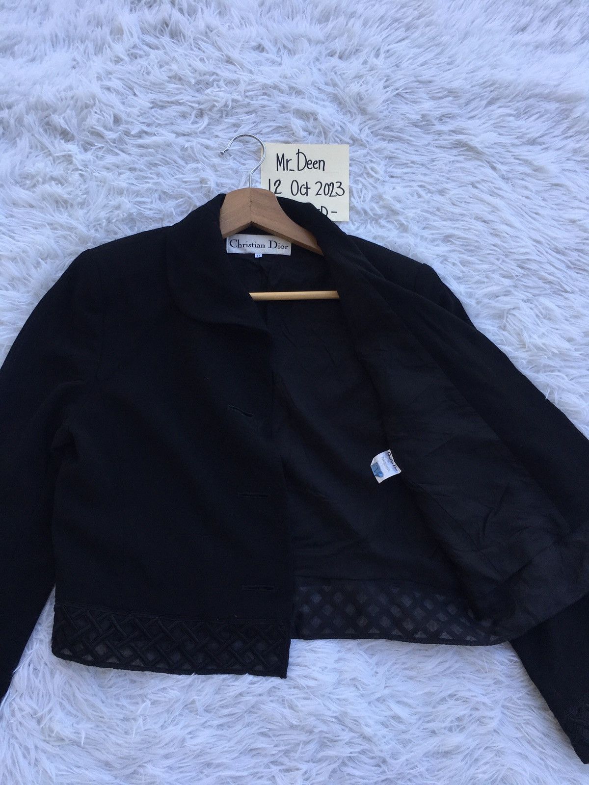 Christian Dior Monsieur Rare Vintage 90s Christian Dior Low Cut Blazer Women Size M / US 6-8 / IT 42-44 - 11 Thumbnail
