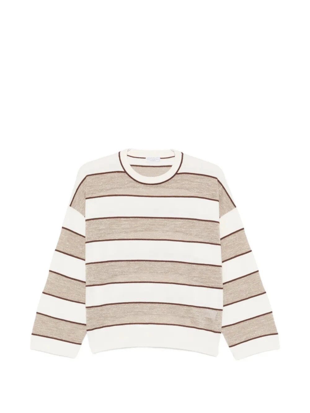 Brunello Cucinelli Striped Sweater Size S / US 4 / IT 40 - 1 Thumbnail