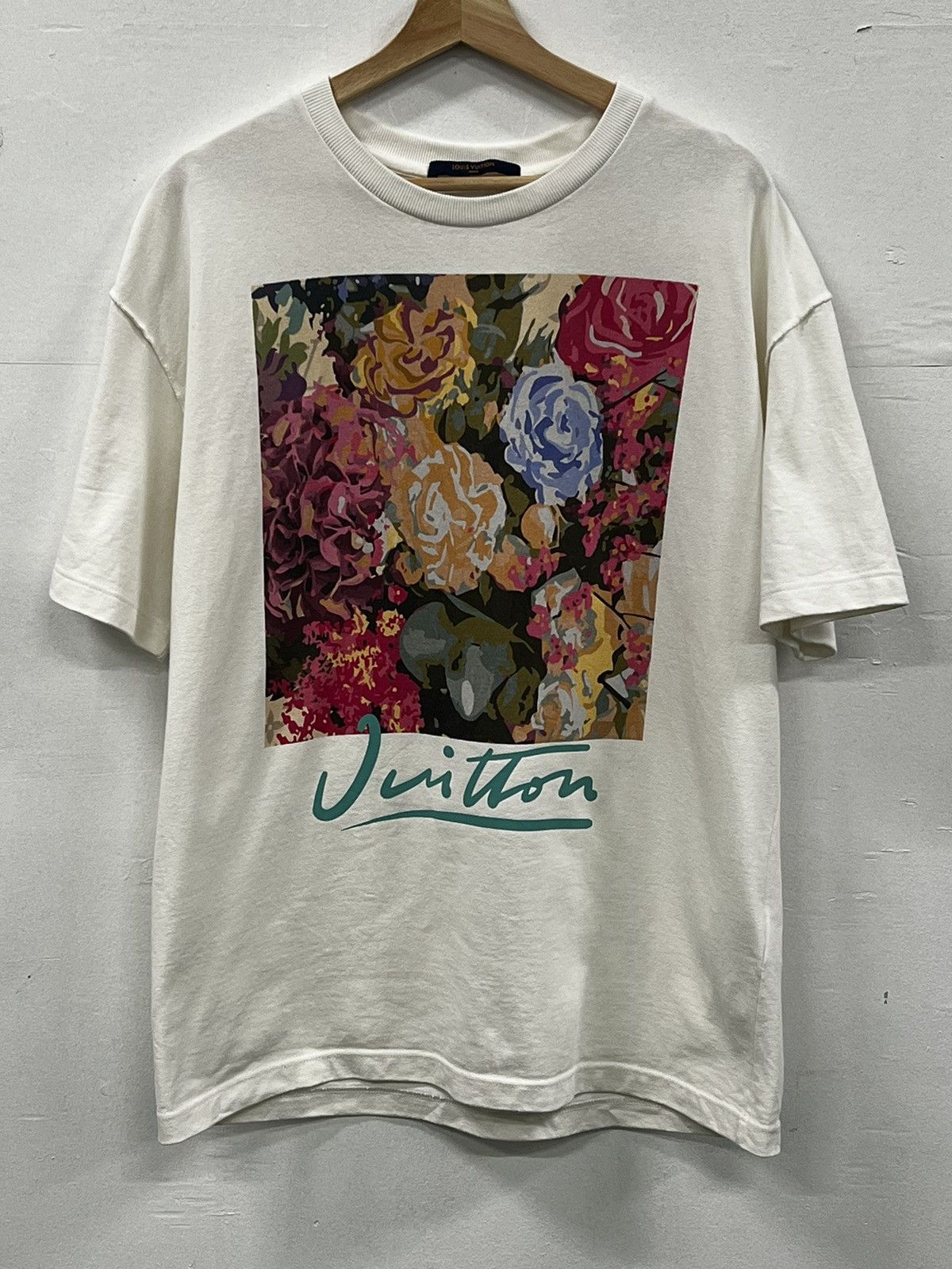 2022 Louis Vuitton LV Flower Tapestry Print Tee