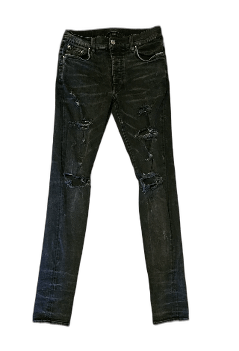 Amiri Amiri Distressed Jeans with Authenticity Support-2506 Size US 31 - 1 Thumbnail