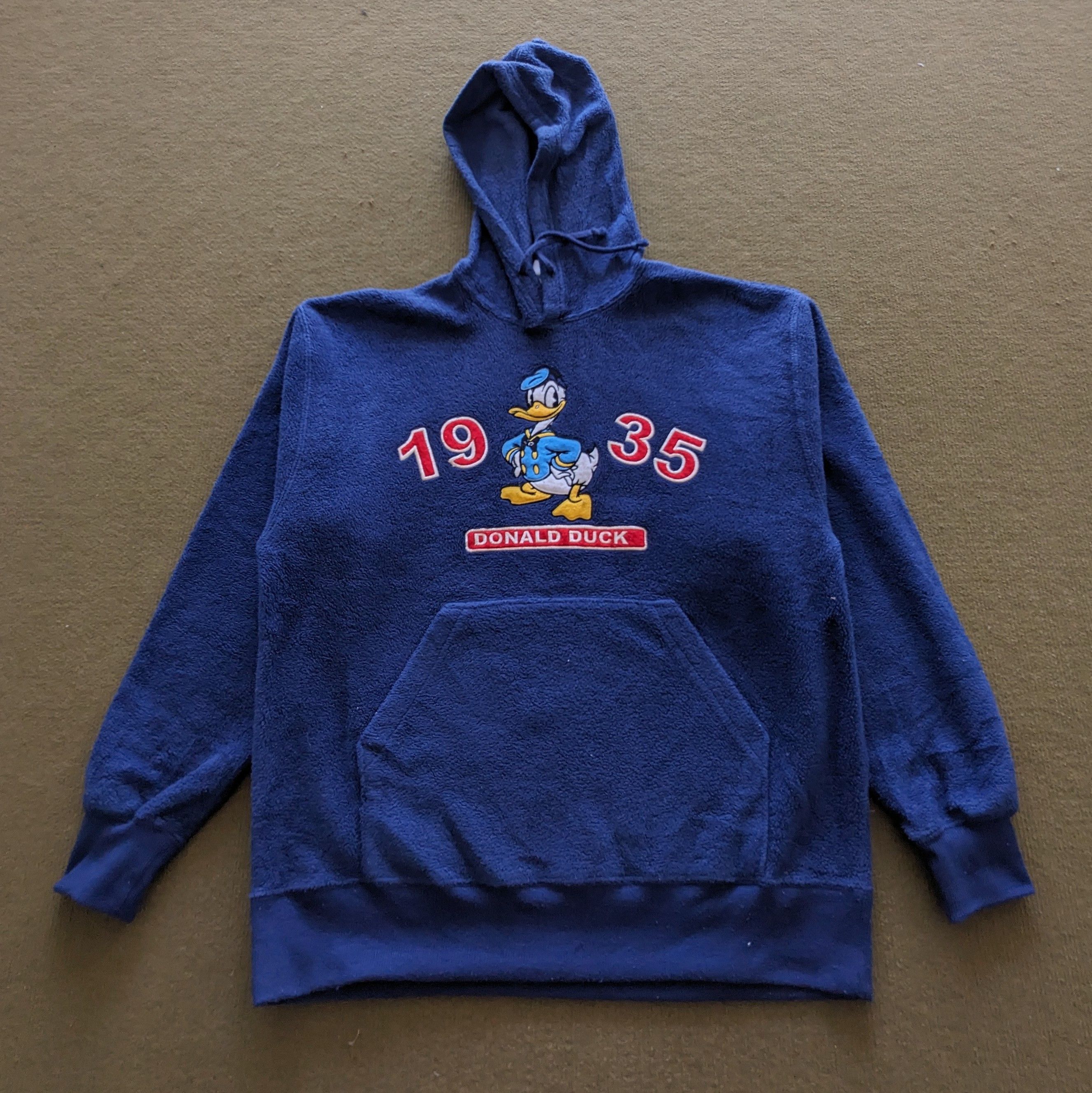 Disney Vintage 1935 Donald Duck Fleece Hoodies Size US M / EU 48-50 / 2 - 1 Thumbnail