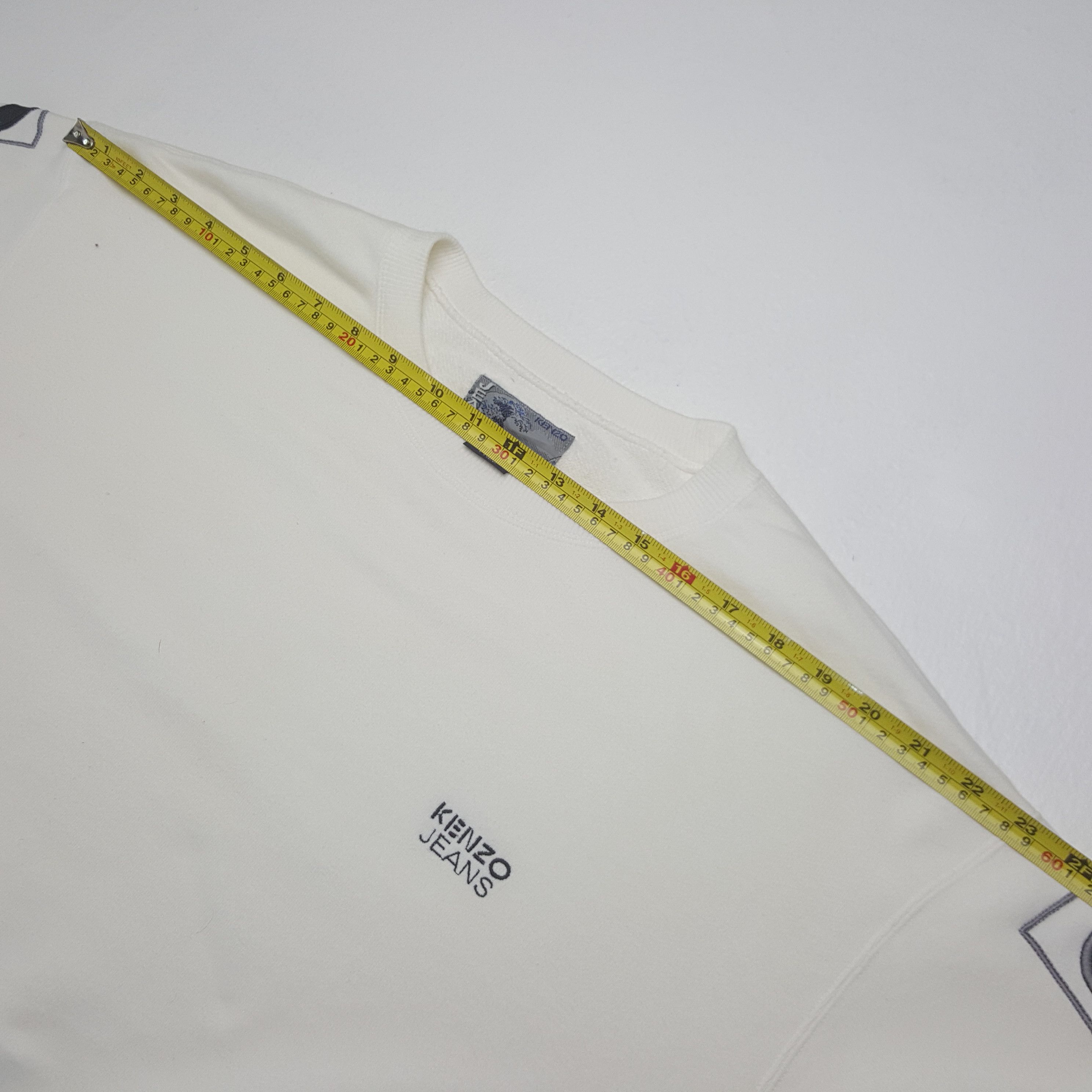 Kenzo Vintage Kenzo Jeans Patchwork Logo Sweatshirt Size US M / EU 48-50 / 2 - 5 Thumbnail