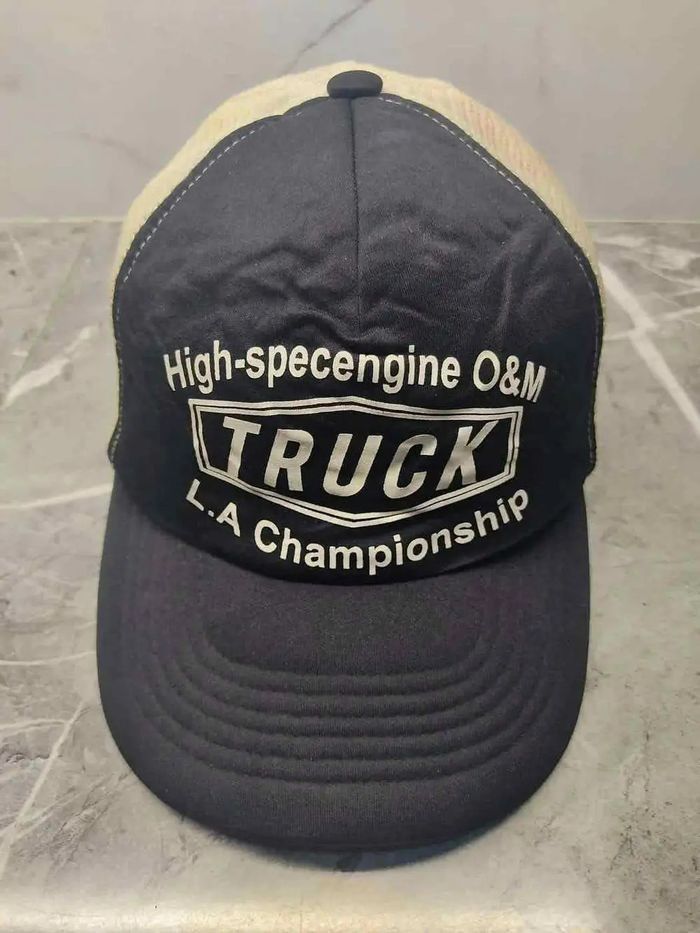 Vintage Vintage Truck LA Championship Trucker Hat Cap Size ONE SIZE - 2 Thumbnail