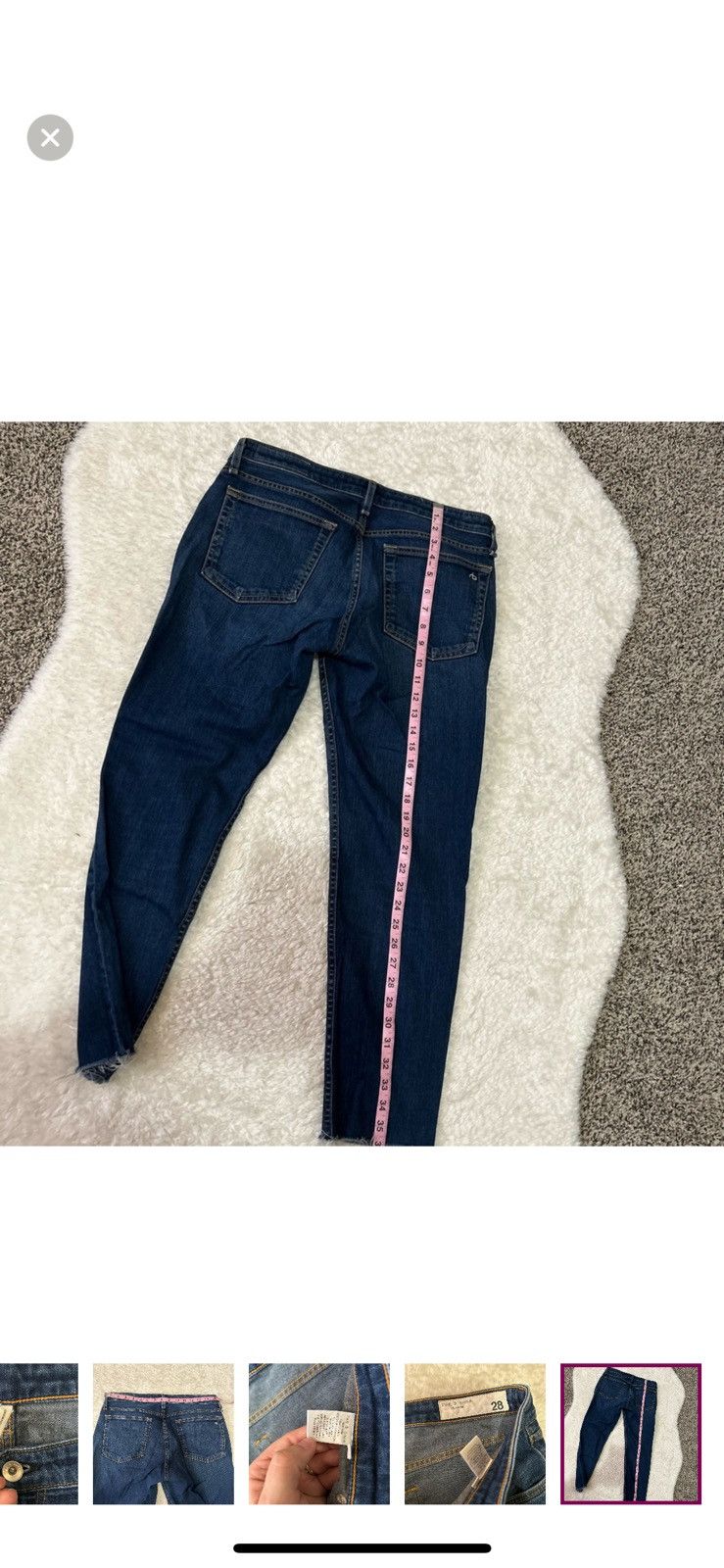 Rag & Bone Rag and bone Dre slim boyfriend jeans size 28 Size 28" / US 6 / IT 42 - 8 Thumbnail