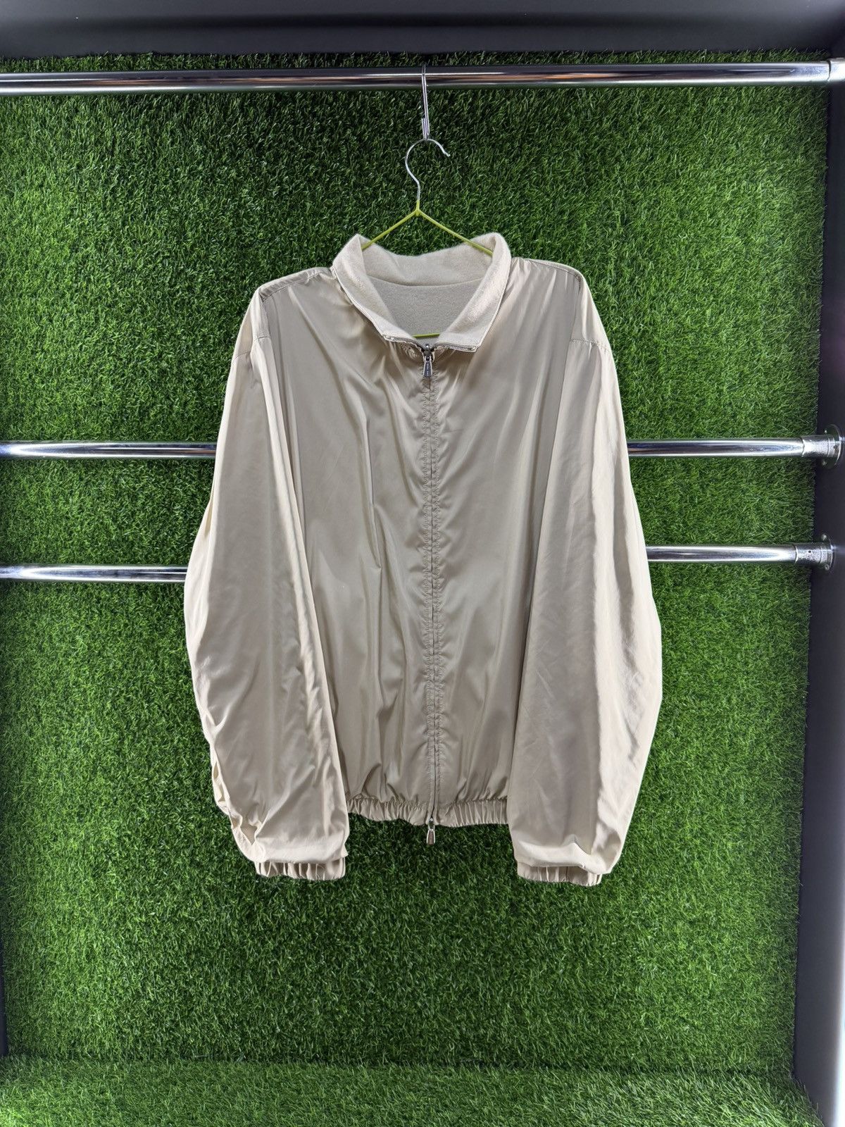 Loro Piana Loro Piana Reversible Bomber Jacket Nylon /Cashmere Vintage Size US L / EU 52-54 / 3 - 1 Thumbnail