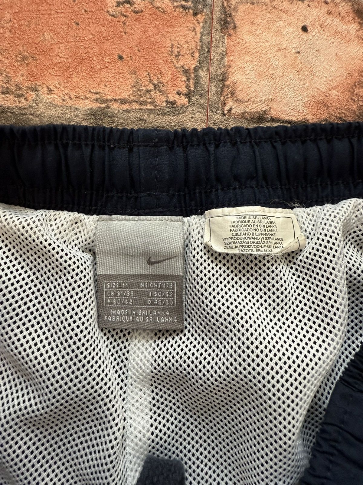 Nike × Vintage 90’s NIKE RARE SWOOSH RETRO Y2K ZIP TRACK NYLON PANTS Size US 32 / EU 48 - 9 Thumbnail
