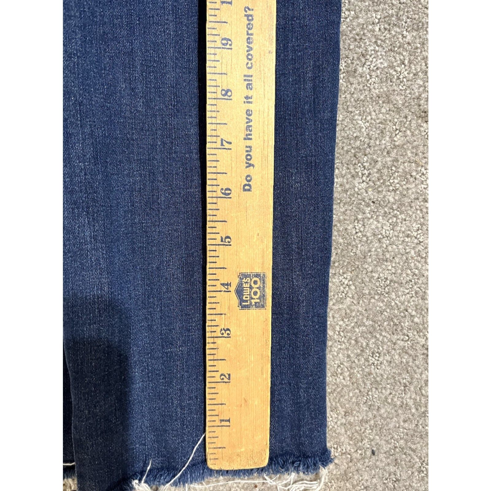 Banana Republic VINTAGE Banana Republic Premium Denim Mid-Rise Skinny Jeans Size 33 Raw Hem Women Jeans Slim Blue Cotton Polyester Denin 27in Inseam 8.5-10.5in2025 Size 24" / US 00 / IT 34 - 8 Thumbnail