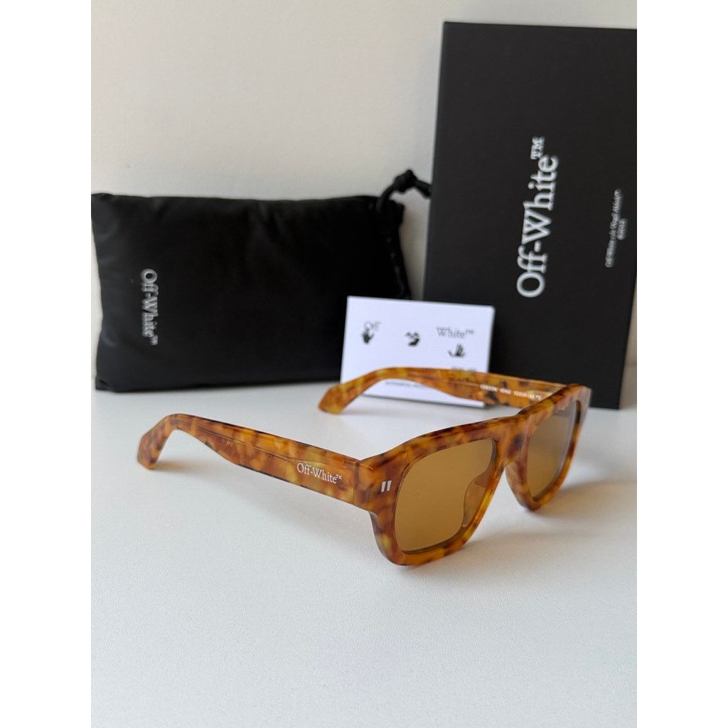 Off-White NEW Off White Providence Havana Brown Unisex Sunglasses Size ONE SIZE - 5 Thumbnail