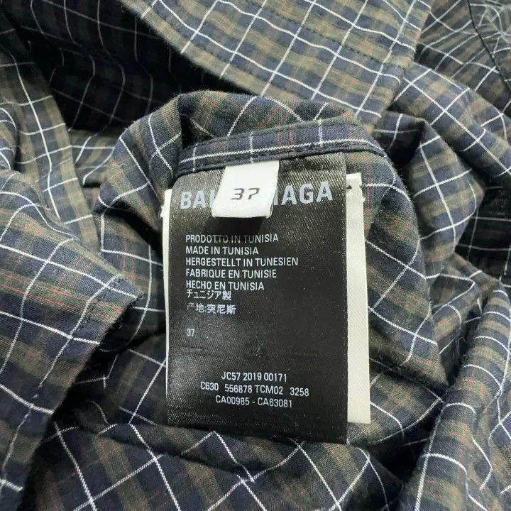 Balenciaga Balenciaga Balenciaga Plaid ButtonUp Shirt for Men -2507 Size US S / EU 44-46 / 1 - 4 Thumbnail