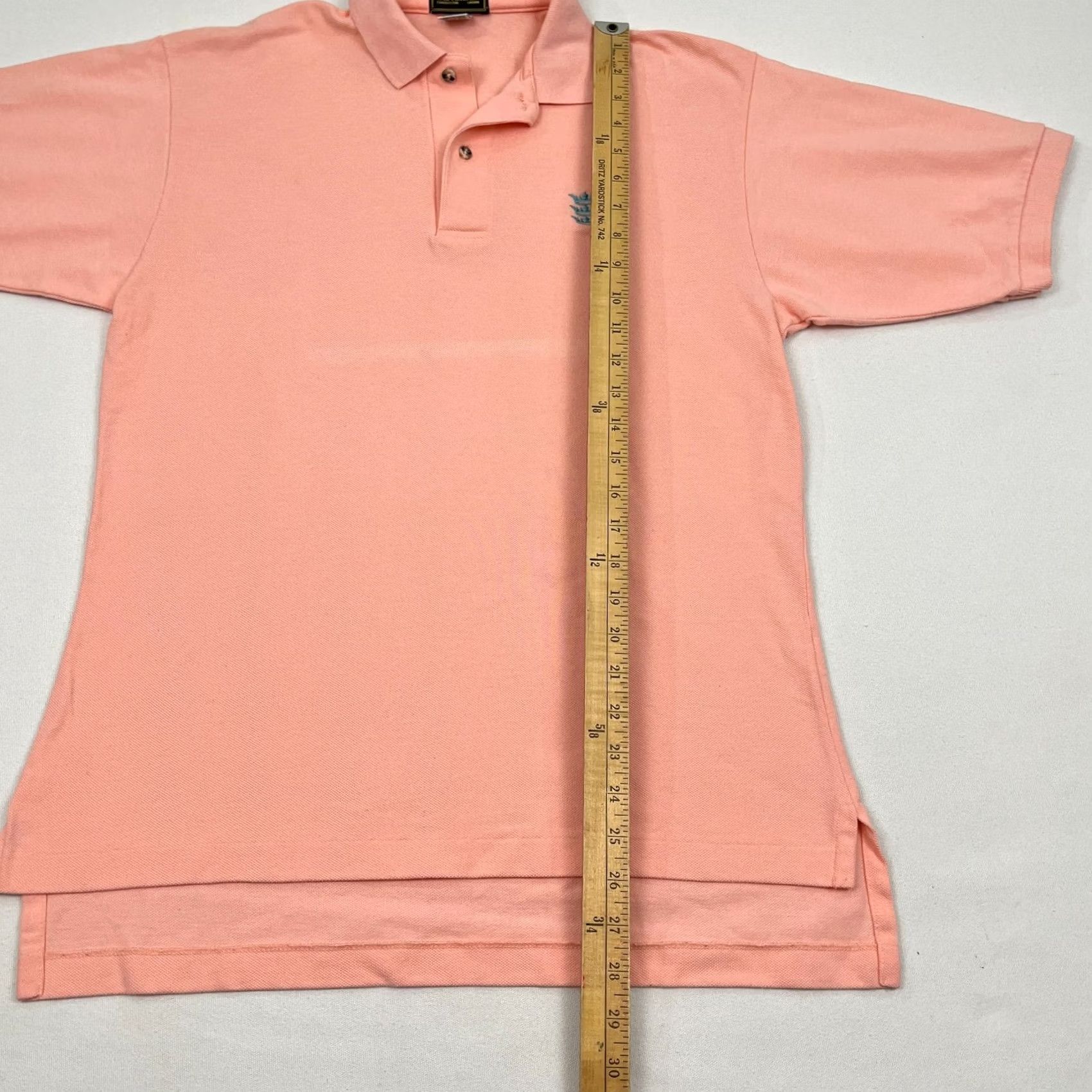 Vintage Ben Silver Polo Shirt Mens M Coral Pink Combed Cotton Knit Embroidered Preppy Shirt Polo Men M Coral Pink Embroidered Logo 90s Vintage not applicable Size US M / EU 48-50 / 2 - 6 Thumbnail