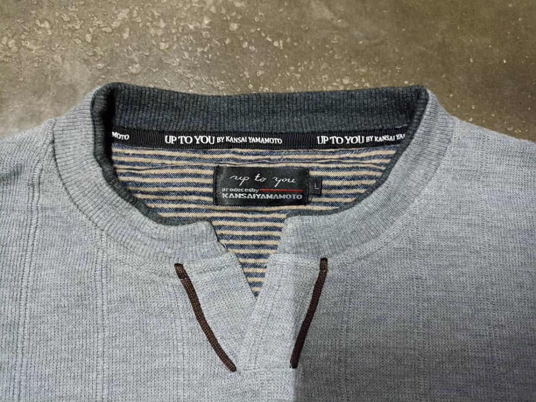 Kansai Yamamoto Kansai Yamamoto sweatshirt V neck Size US M / EU 48-50 / 2 - 8 Thumbnail