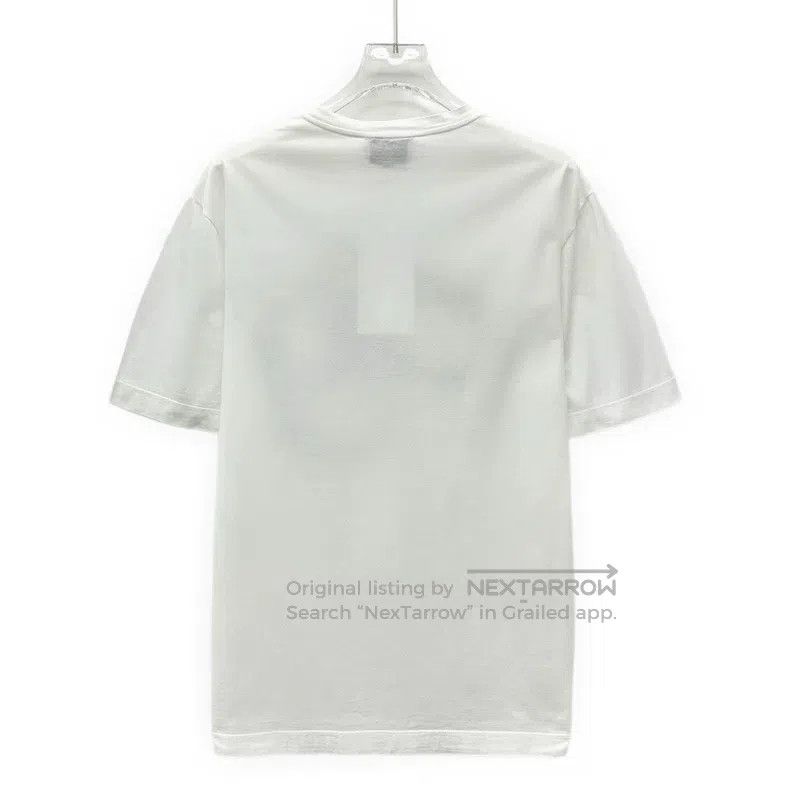 Hermes Hermes White pig nose print cotton round-neck short-sleeve Size S / US 4 / IT 40 - 2 Thumbnail